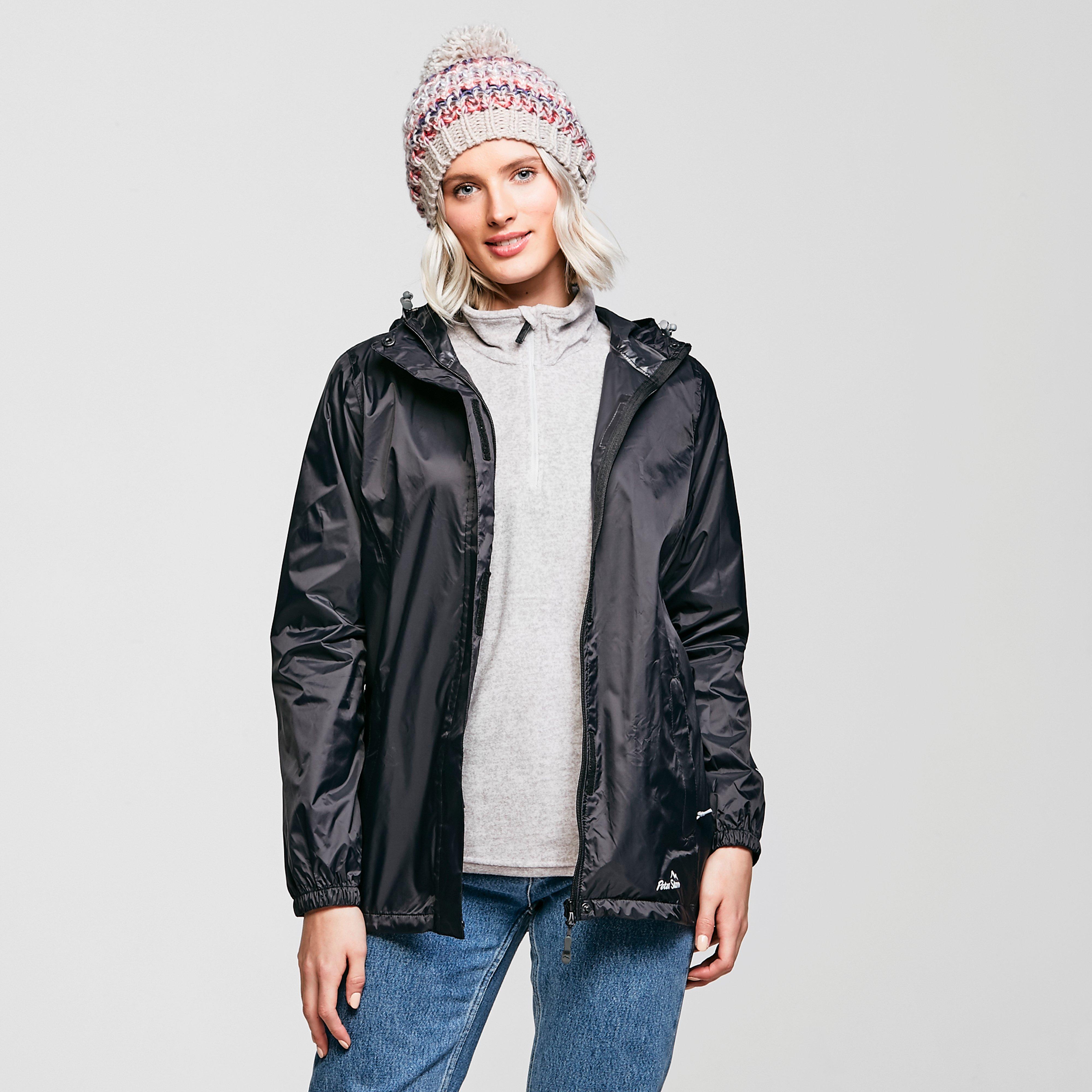 Peter Storm Womens Packable Hooded Jacket - Black/black  Black/black