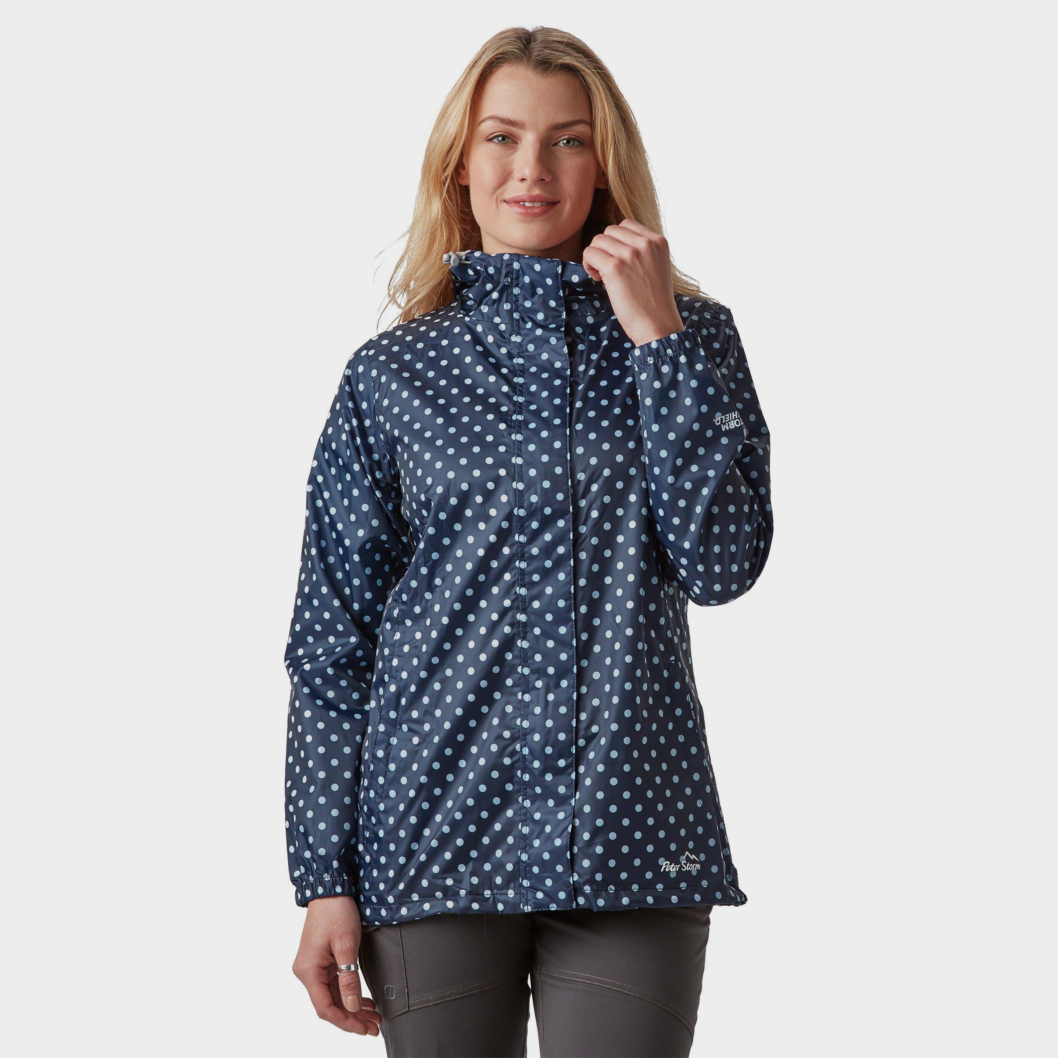 Peter Storm Womens Patterned Packable Jacket - Navy/nvy  Navy/nvy