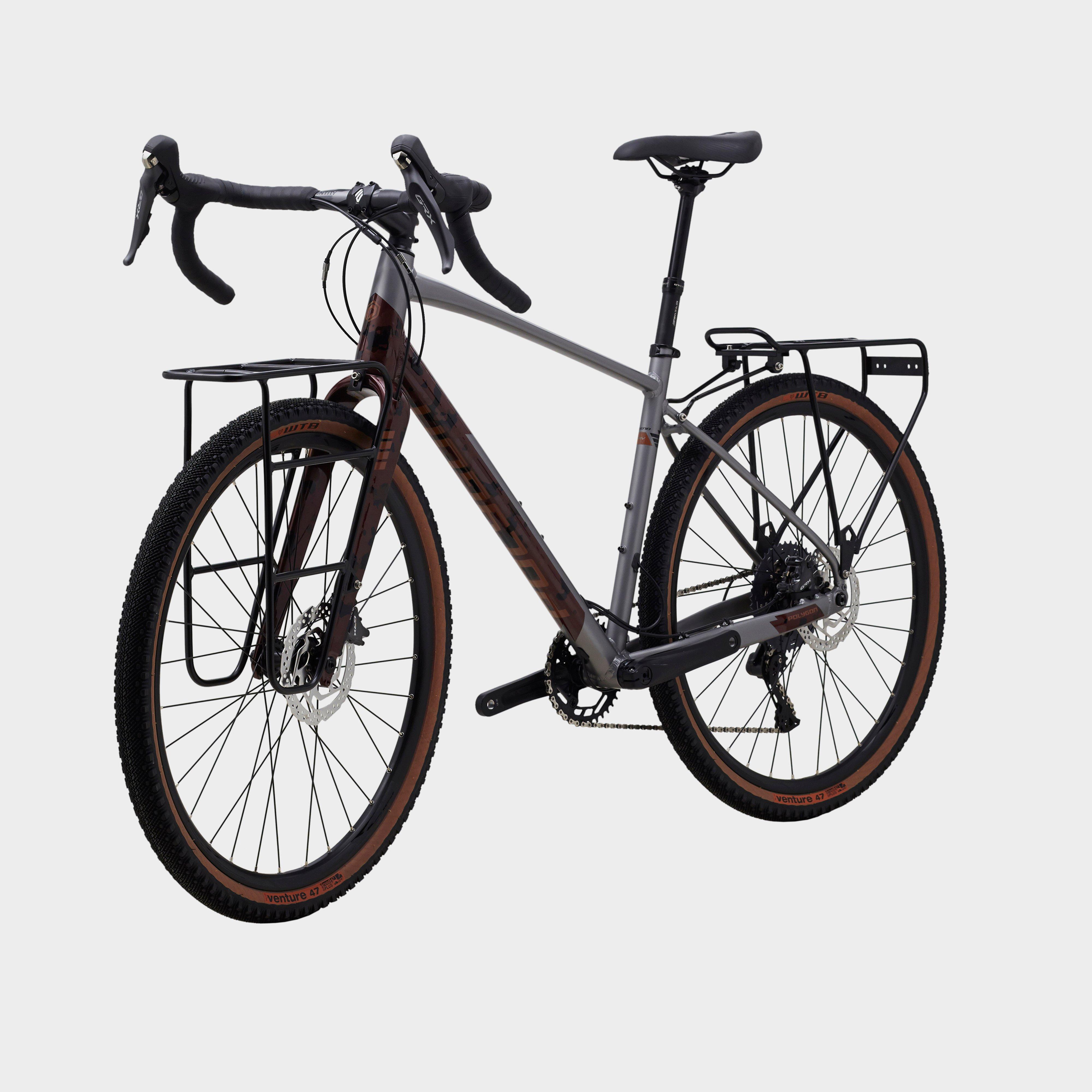 Polygon Bend R5 Gravel Bike - Grey/black  Grey/black
