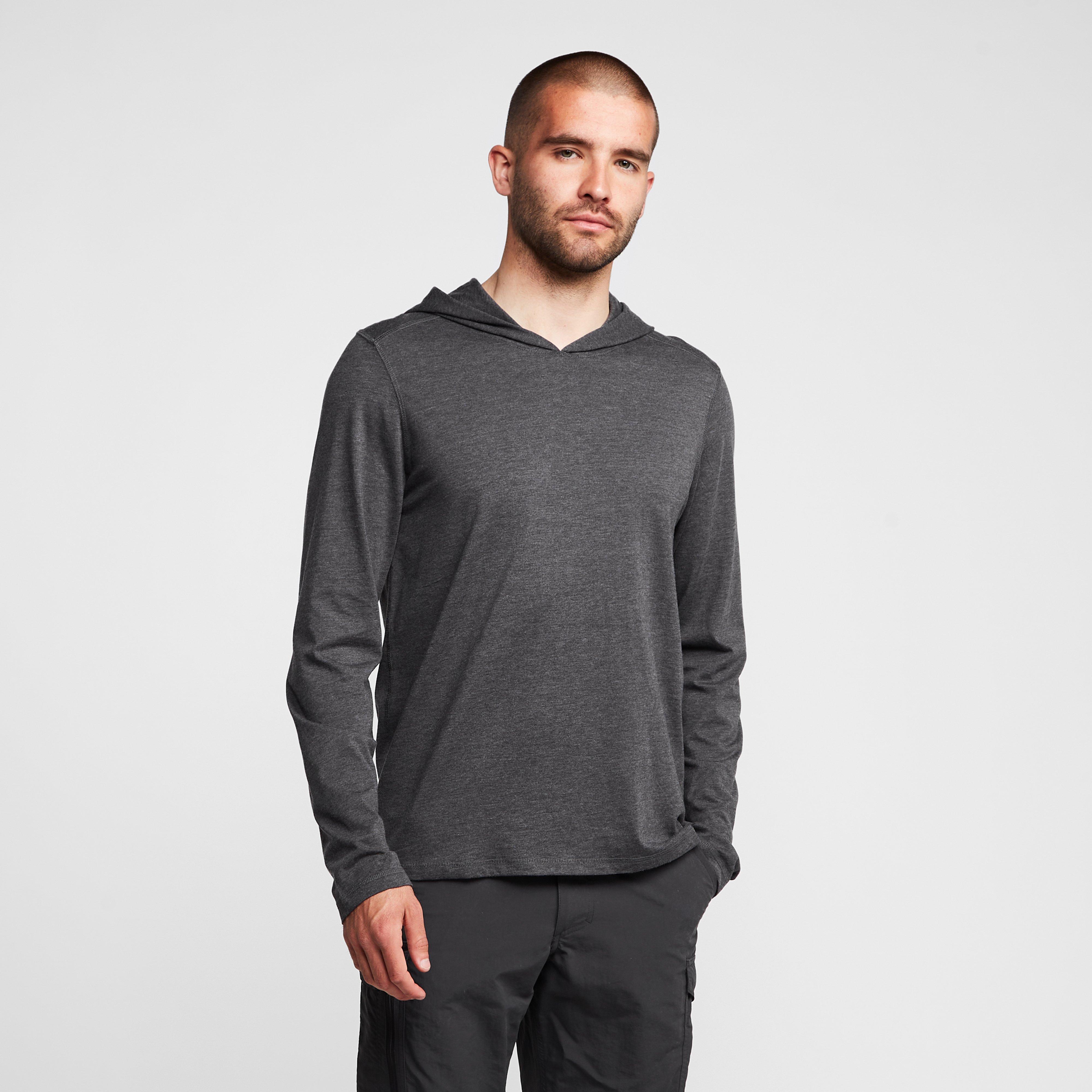Prana Mens Hooded T-shirt - Grey/grey  Grey/grey