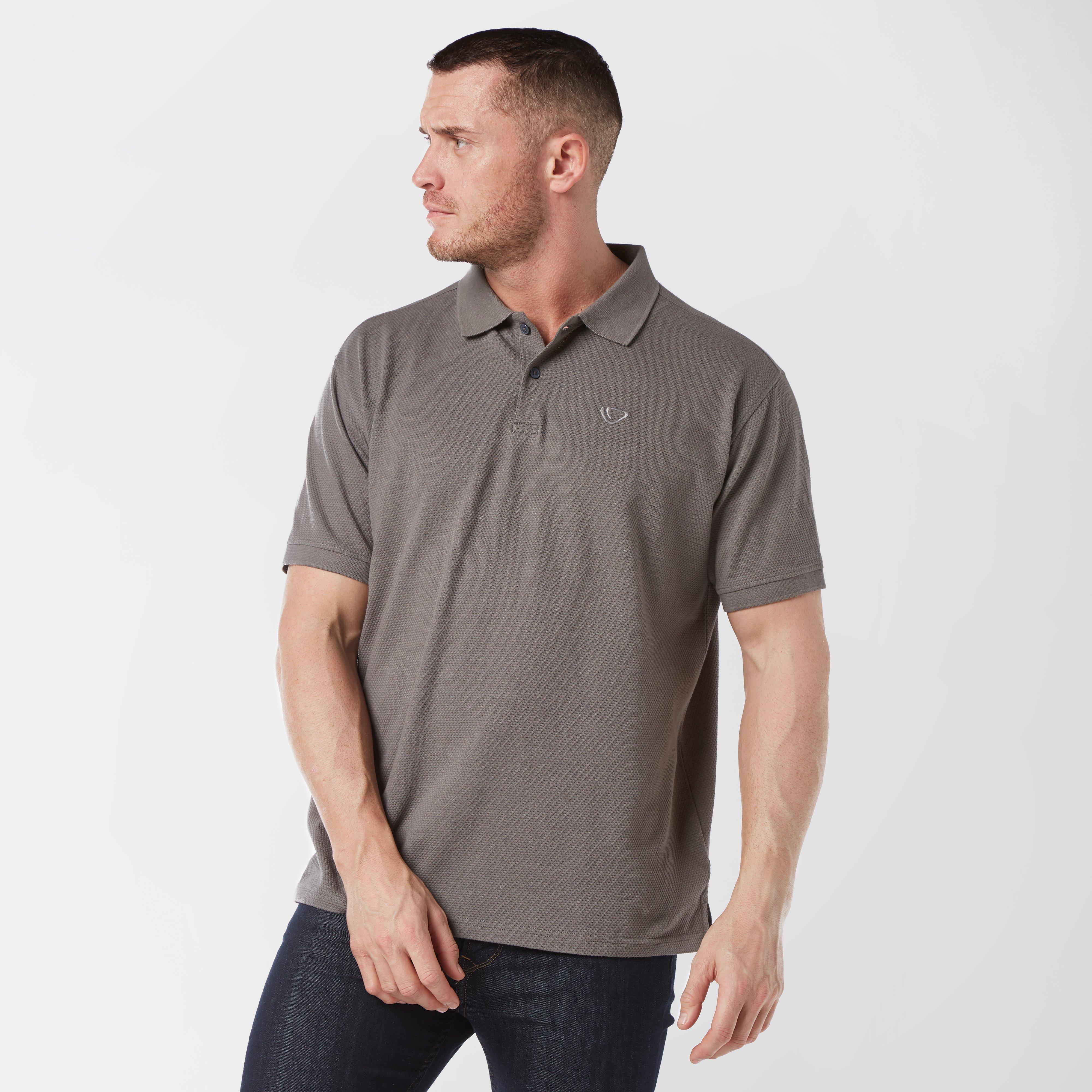 Brasher Mens Polo Shirt - Grey/dgy  Grey/dgy