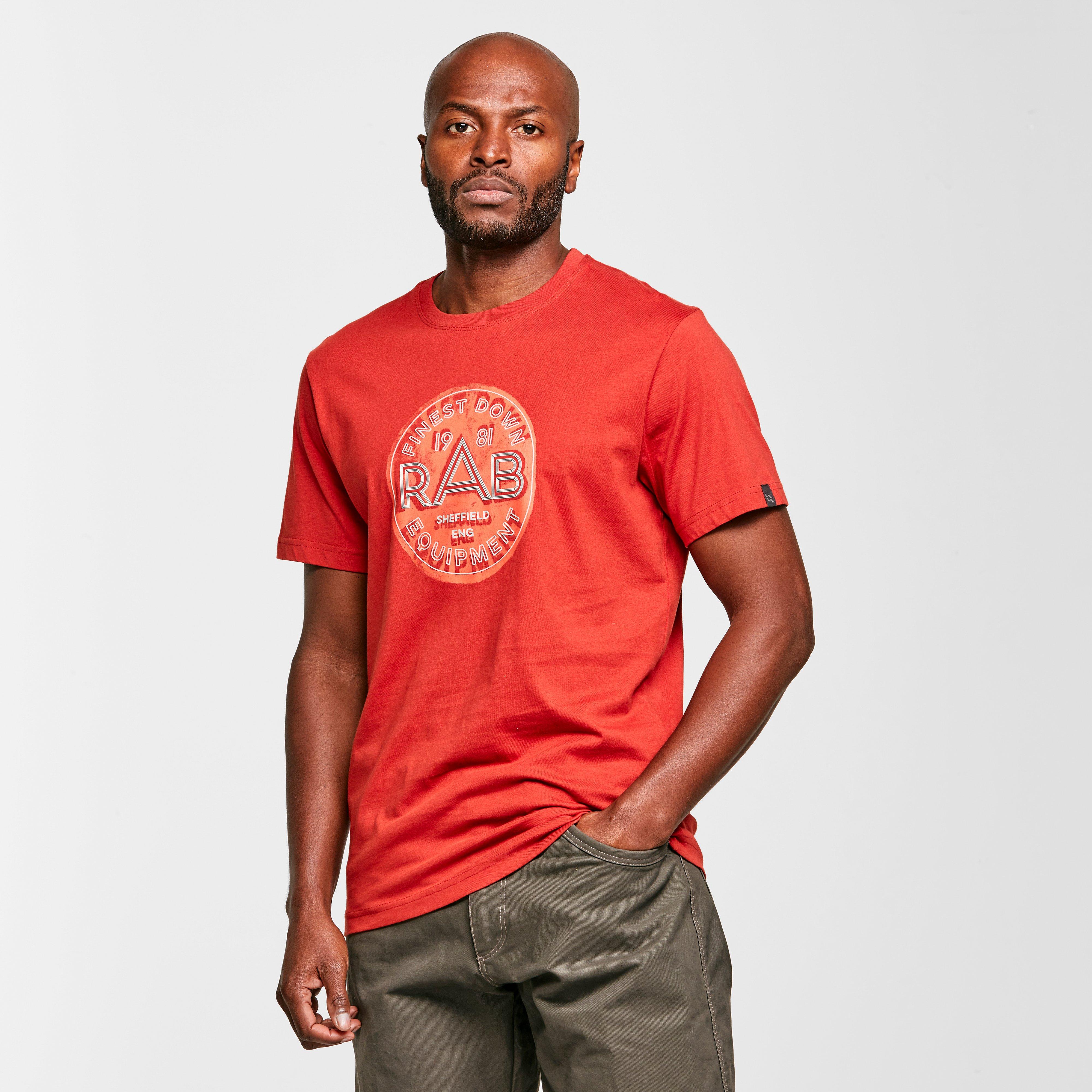 Rab Mens Stance Monument Short Sleeve T-shirt - Red/red  Red/red