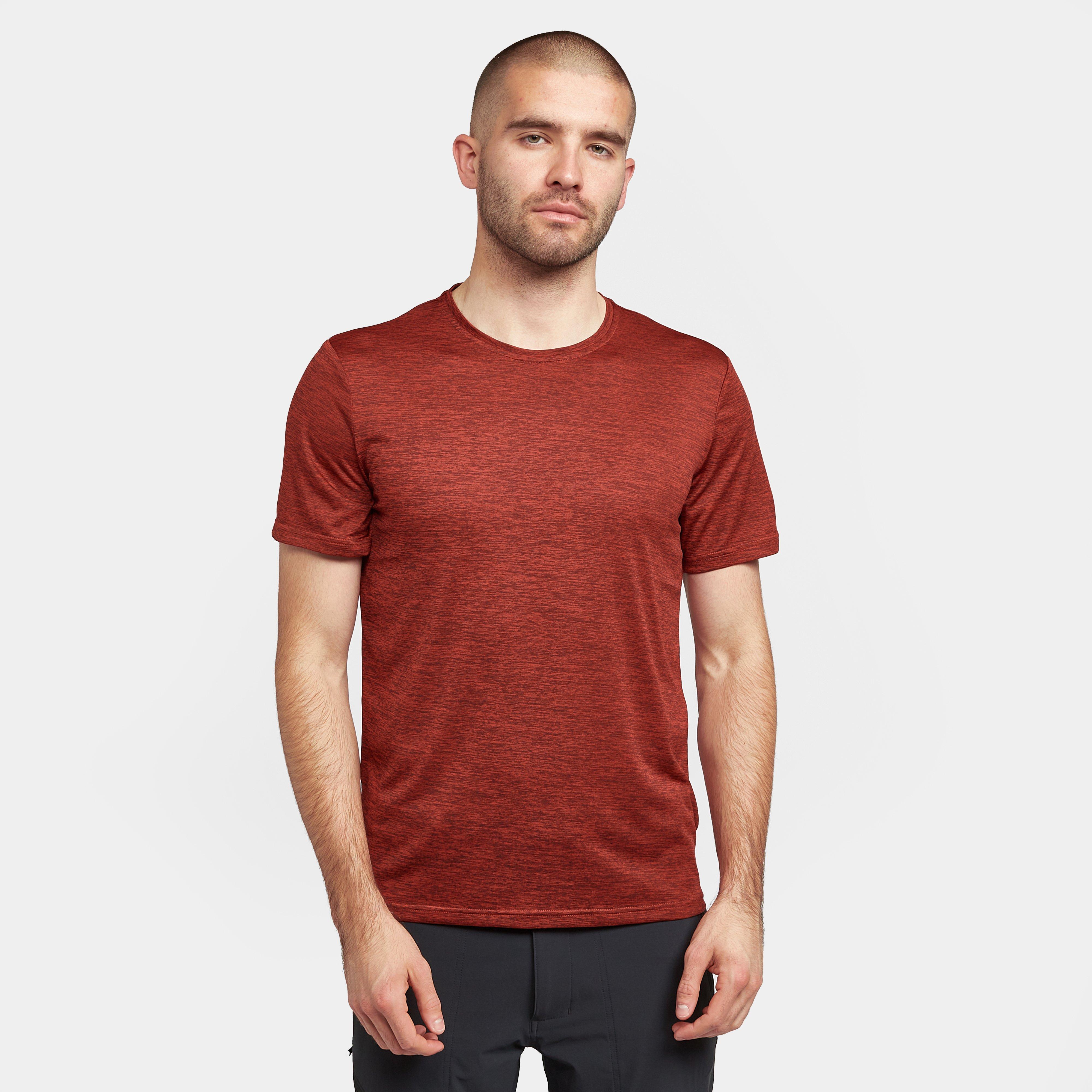 Regatta Mens Fingal Edition Marl T-shirt - Red/red  Red/red