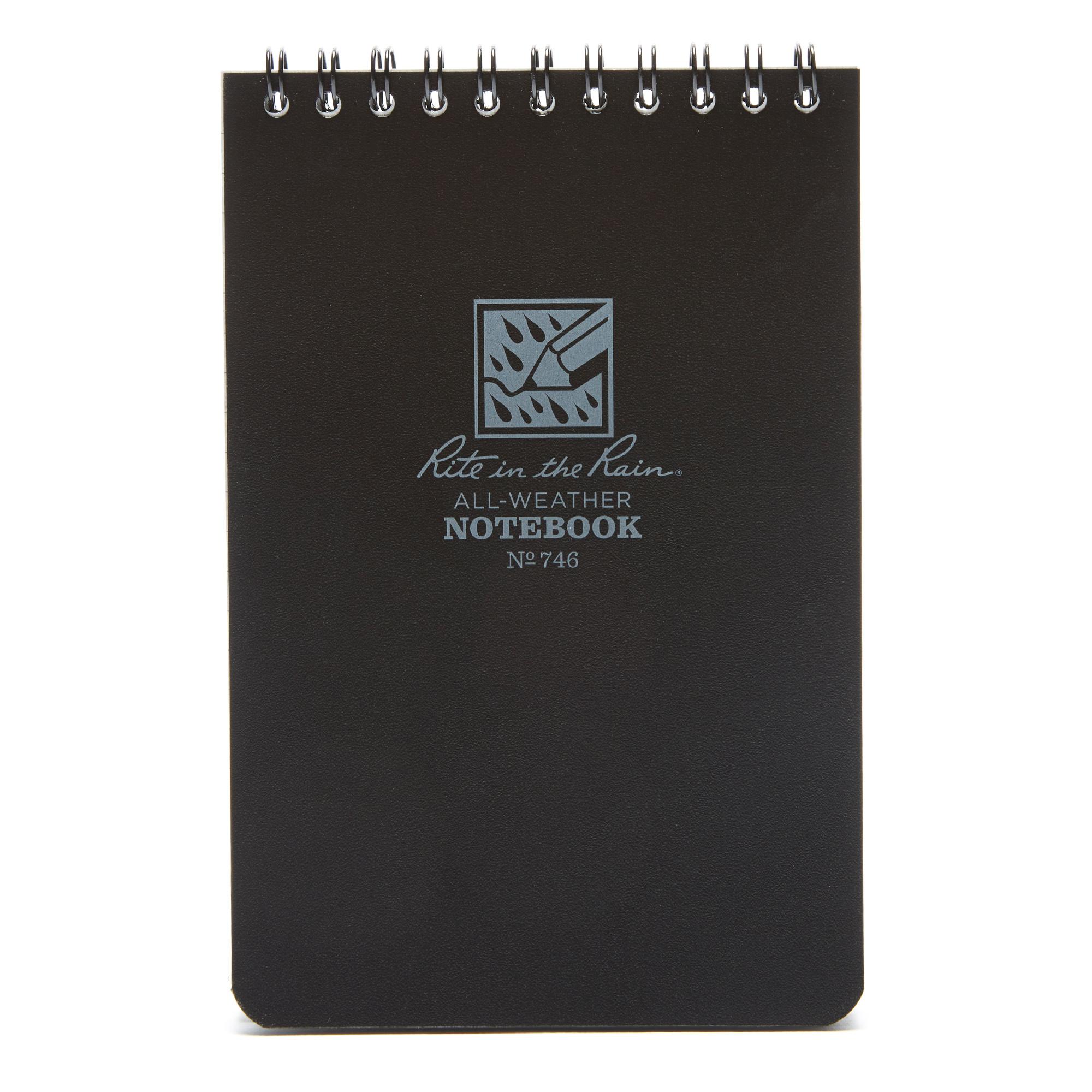 Rite Waterproof Notepad (6x4) - Black/blk  Black/blk