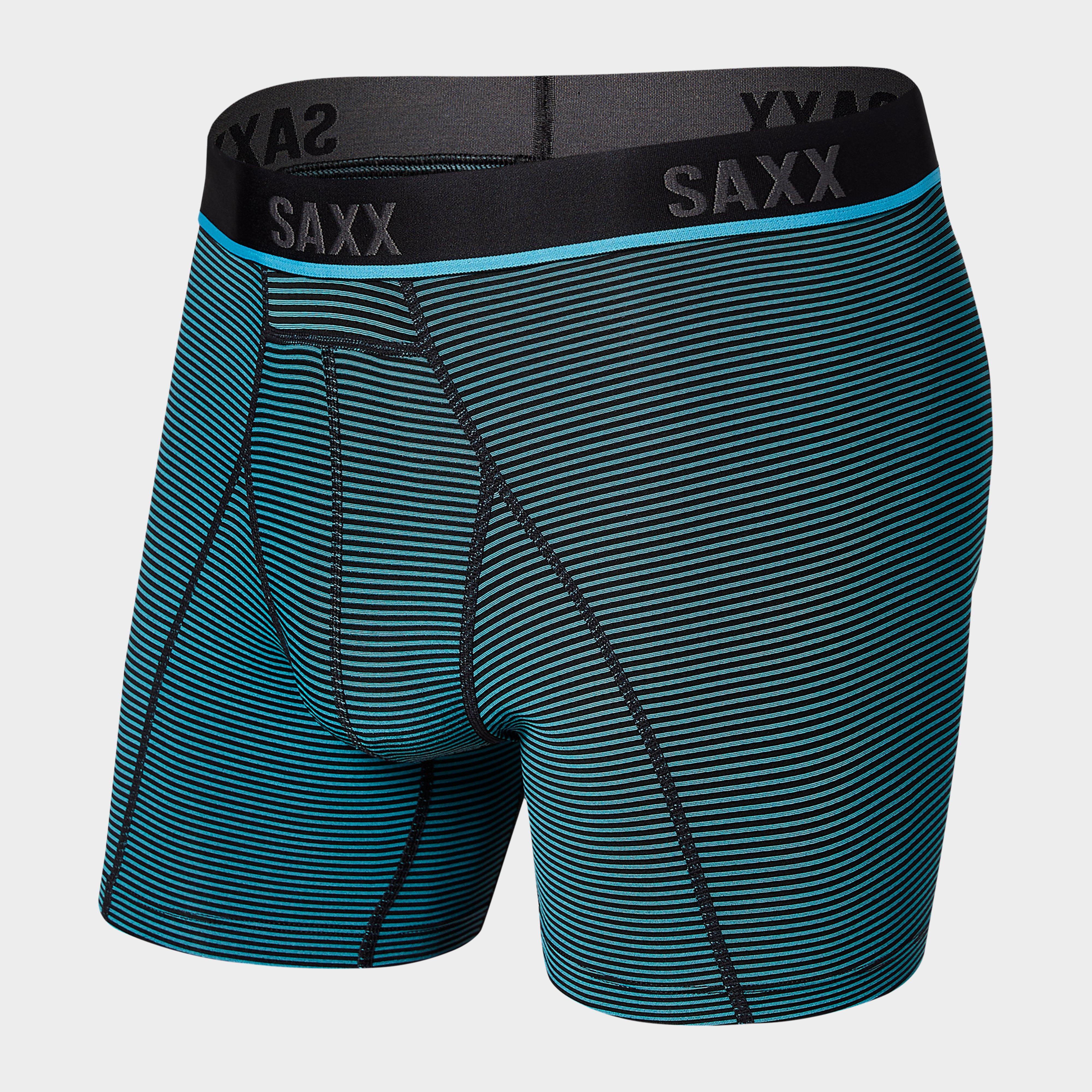 Saxx Mens Kinetic Hd Boxer Briefs - Blue/blue  Blue/blue