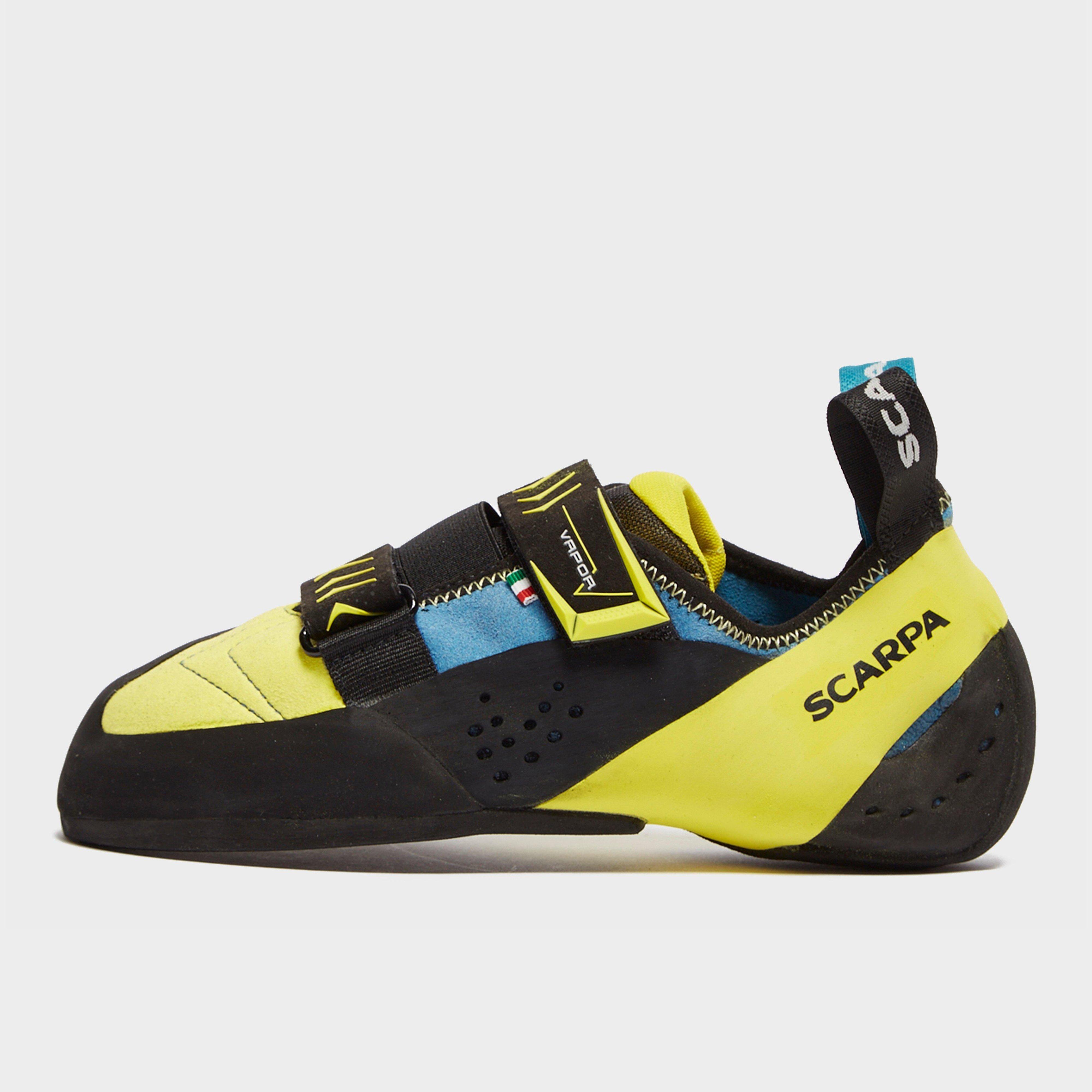 Scarpa Mens Vapour V Climbing Shoes - Yellow/velcro  Yellow/velcro