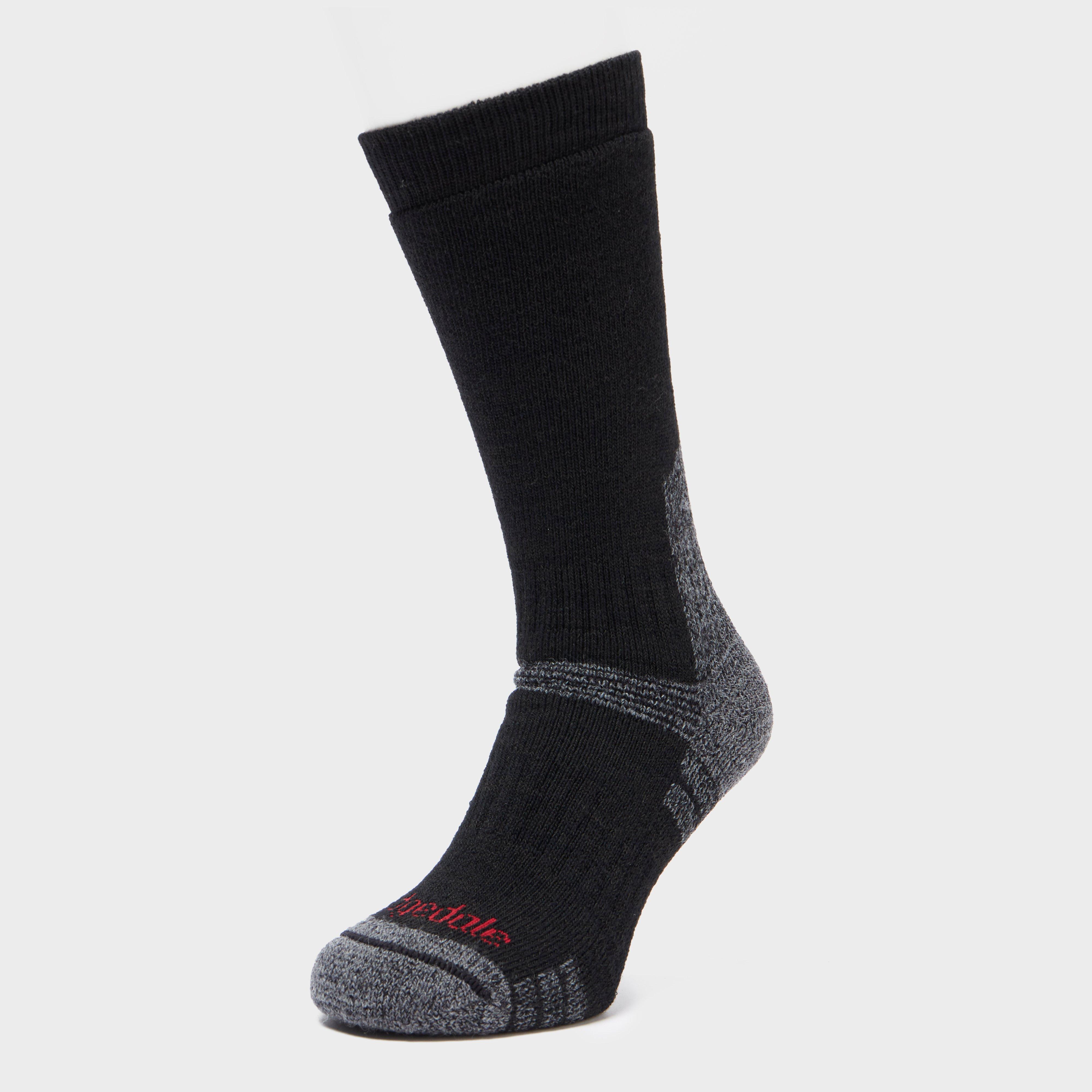 Bridgedale Mens Explorer Heavyweight Boot Sock - Black/blk  Black/blk