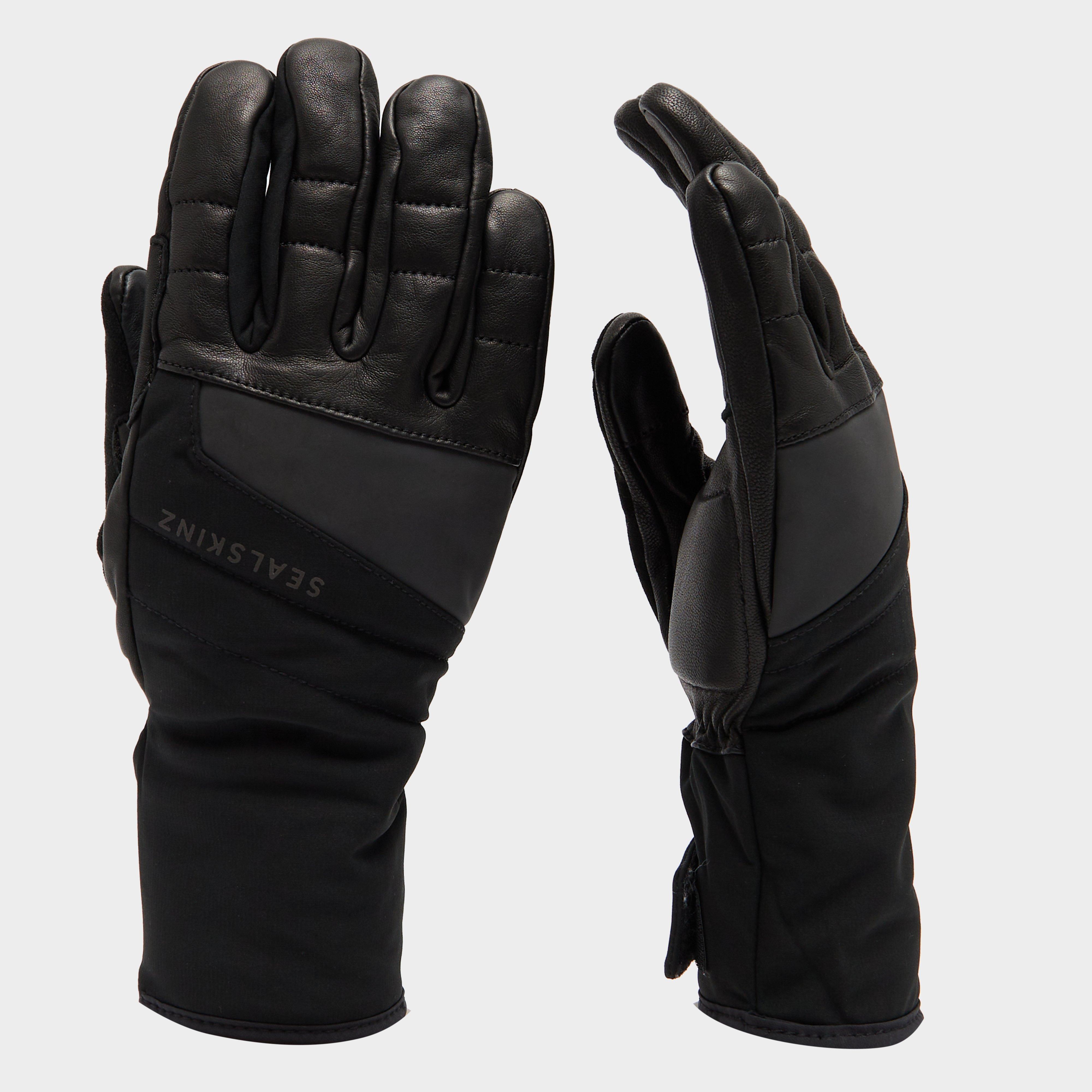 Sealskinz Waterproof Extreme Cold Weather Gauntlet In Black - Black/bl  Black/bl
