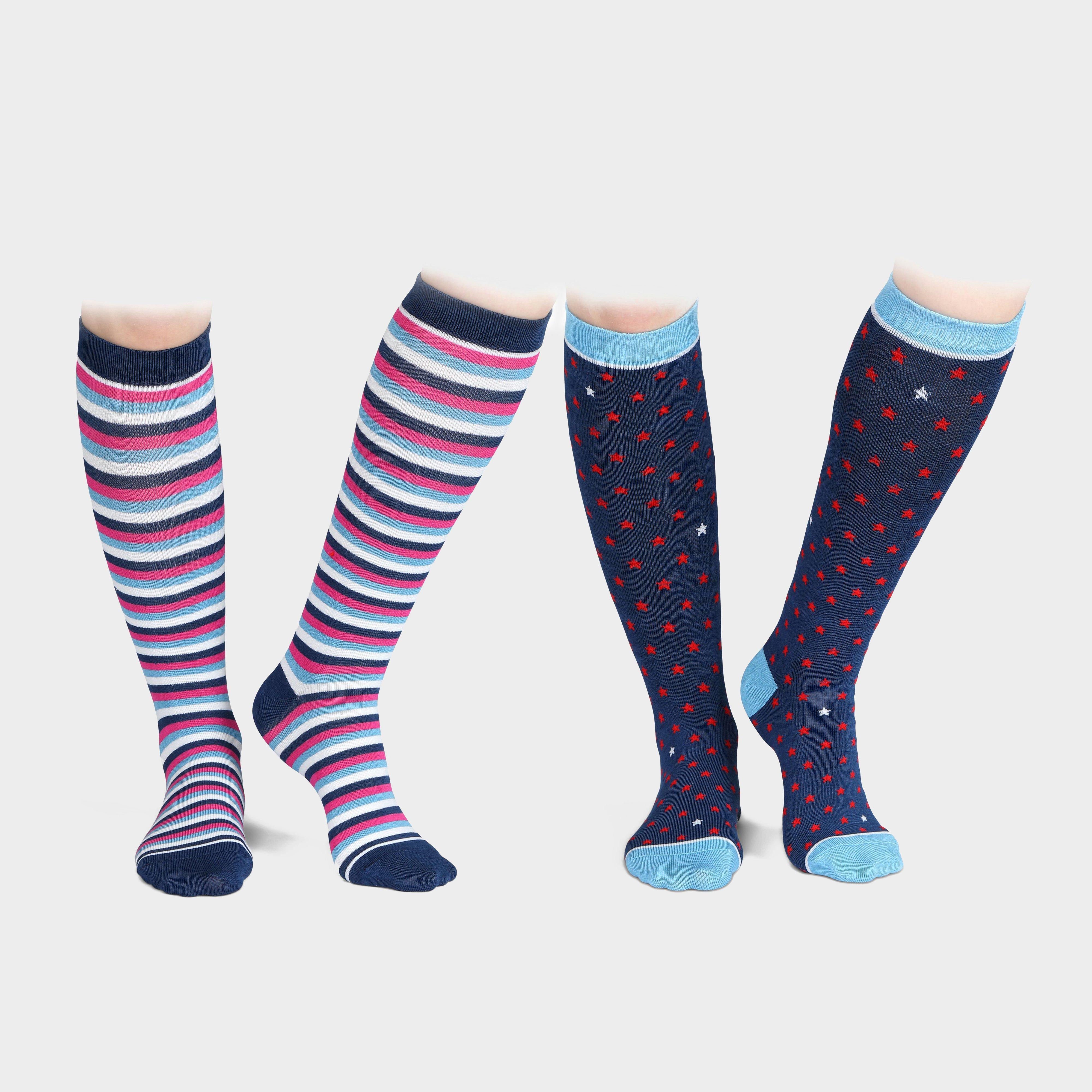 Shires Unisex Bamboo Socks 2 Pack - Adults/adults  Adults/adults
