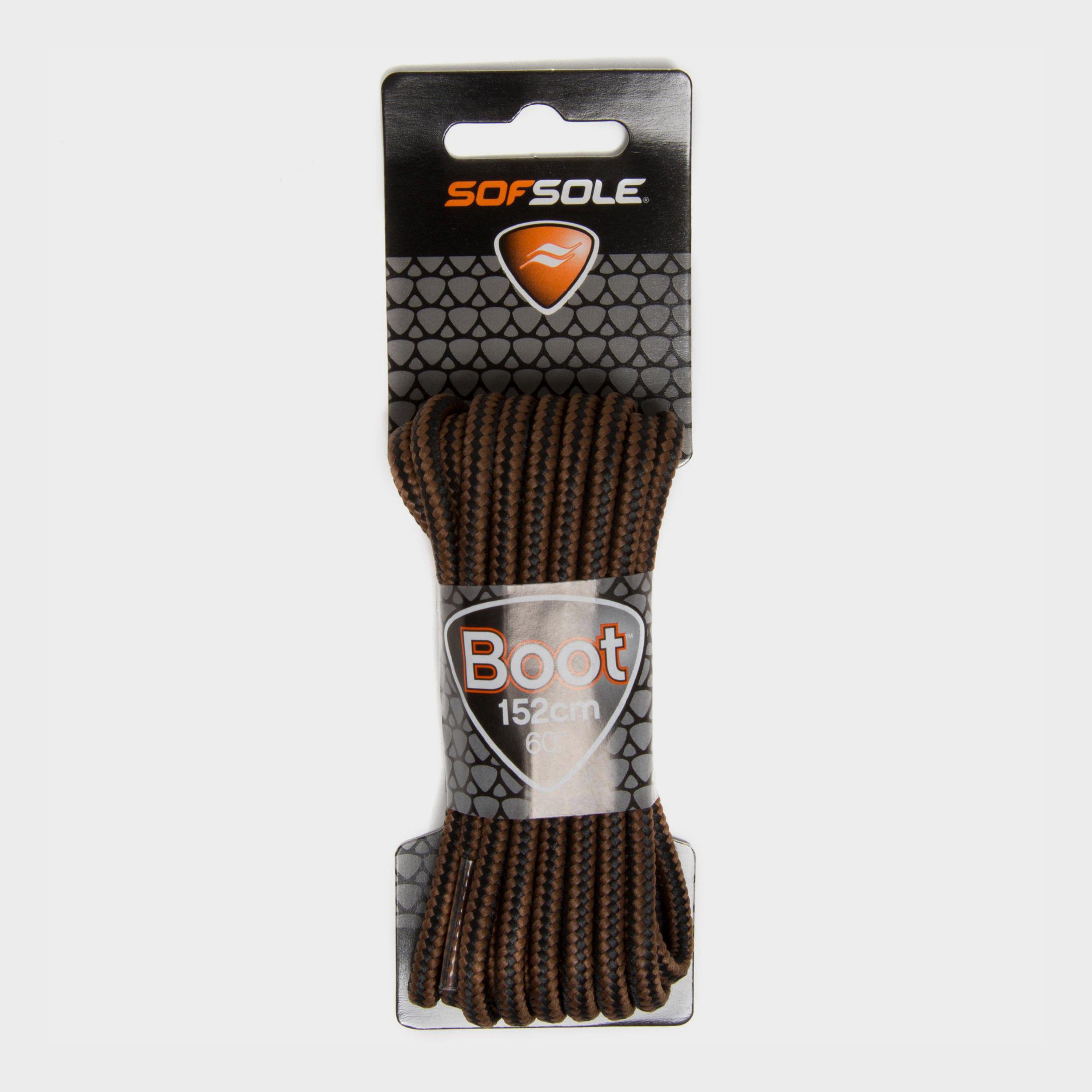 Sof Sole Wax Boot Laces - 152cm - Brown/bnbk  Brown/bnbk
