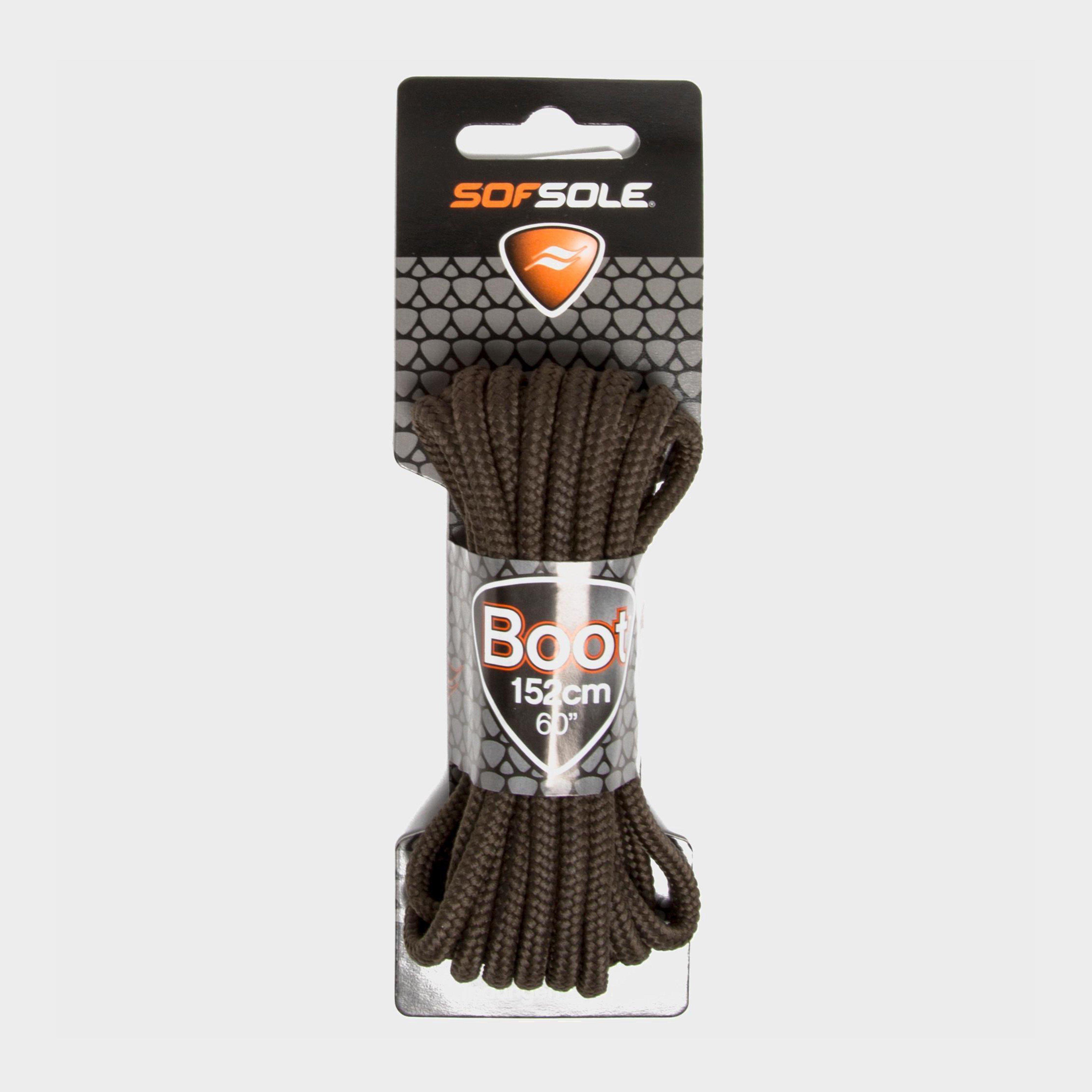 Sof Sole Wax Boot Laces - 152cm - Brown/dbn  Brown/dbn