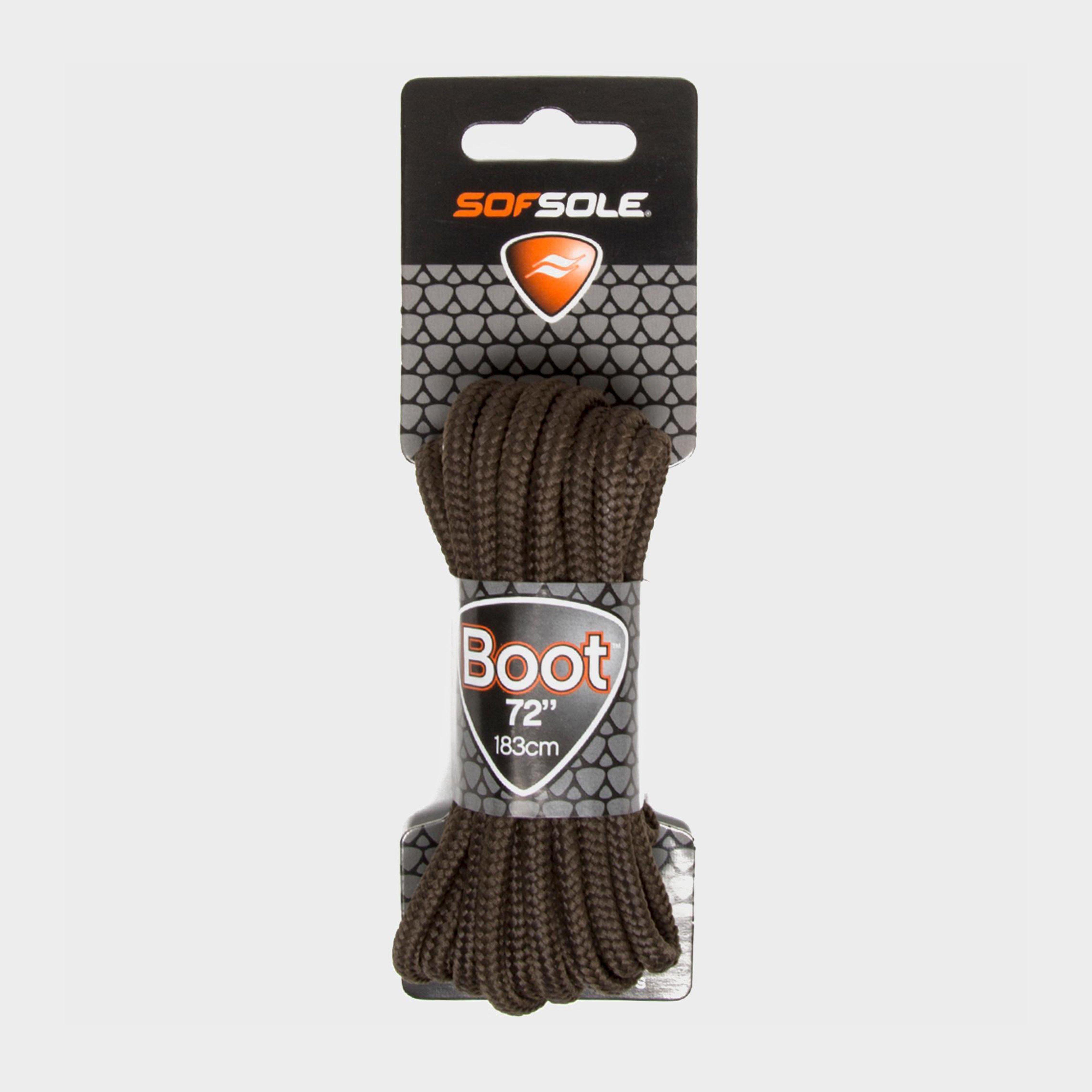 Sof Sole Wax Boot Laces - 183cm - Brown/dbn  Brown/dbn