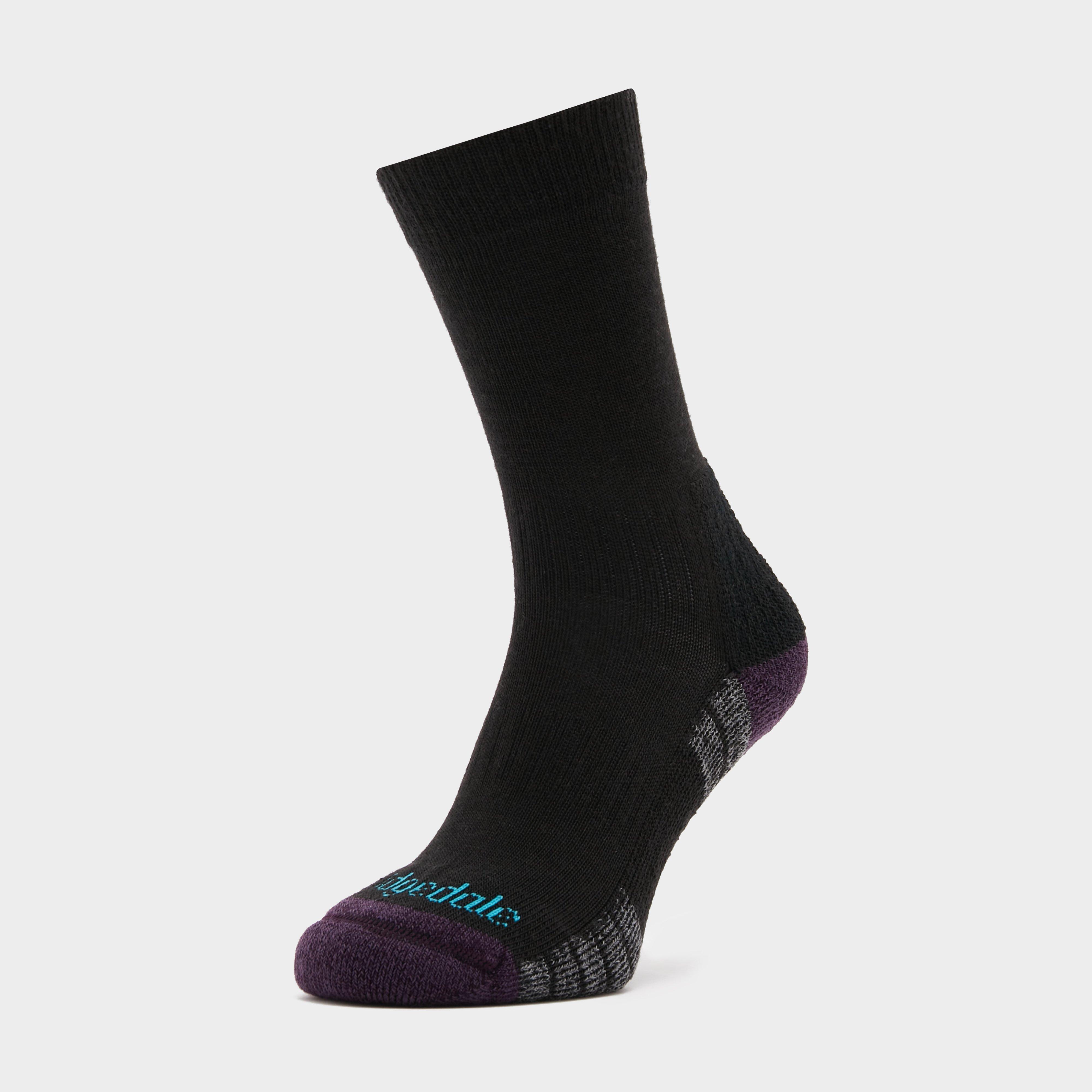 Bridgedale Womens Hike Lightweight Merino Endurance Boot Socks - Black/original  Black/original
