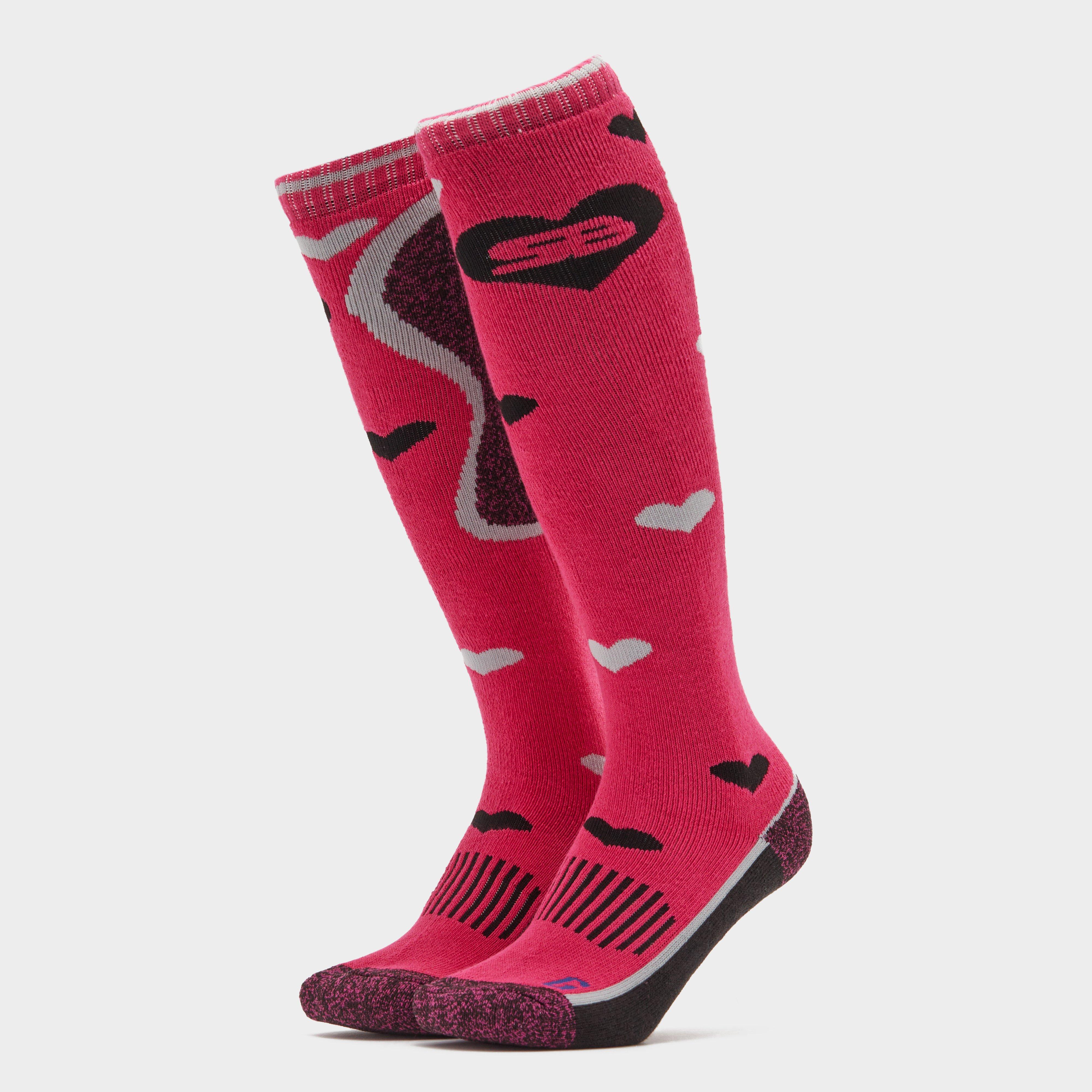 Storm Bloc Womens Patterdale Long Socks - Pink/pink  Pink/pink