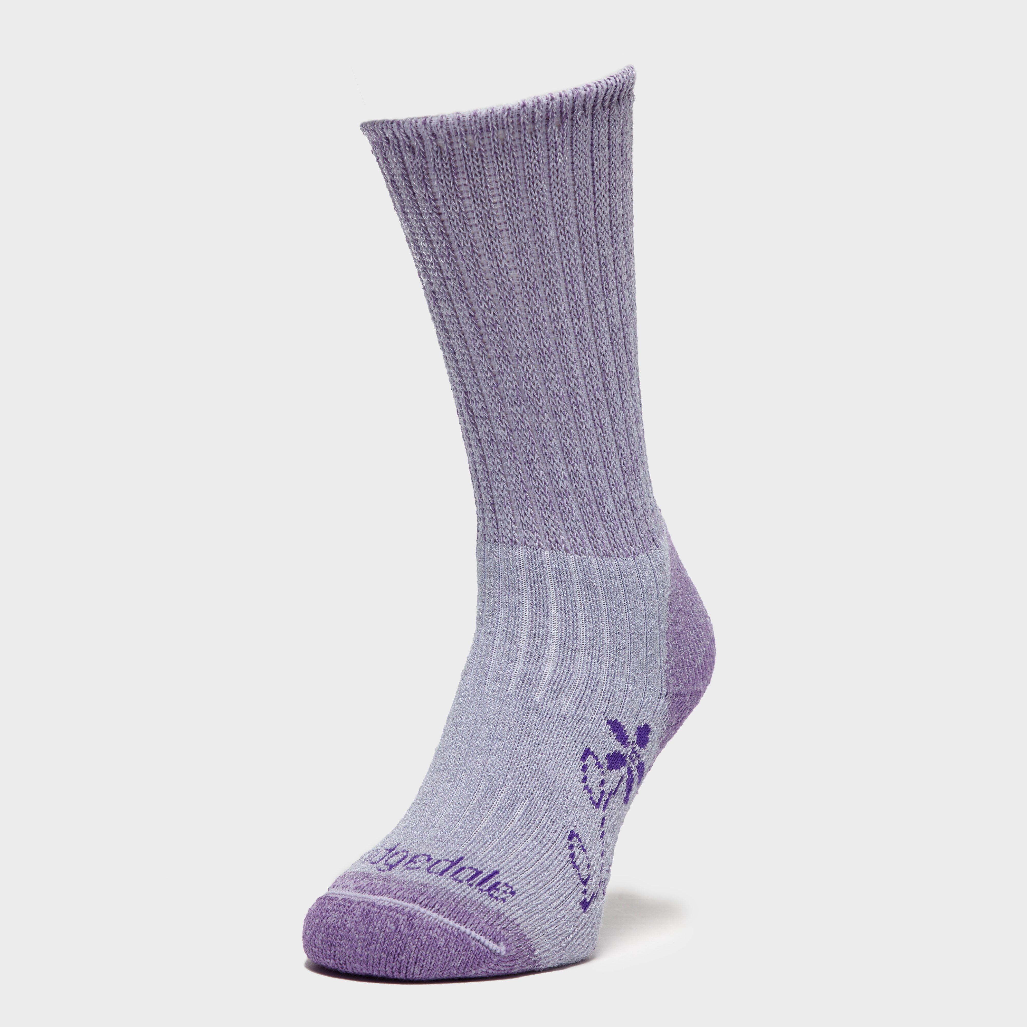 Bridgedale Womens Hike Midweight Comfort Socks - Purple/pur  Purple/pur
