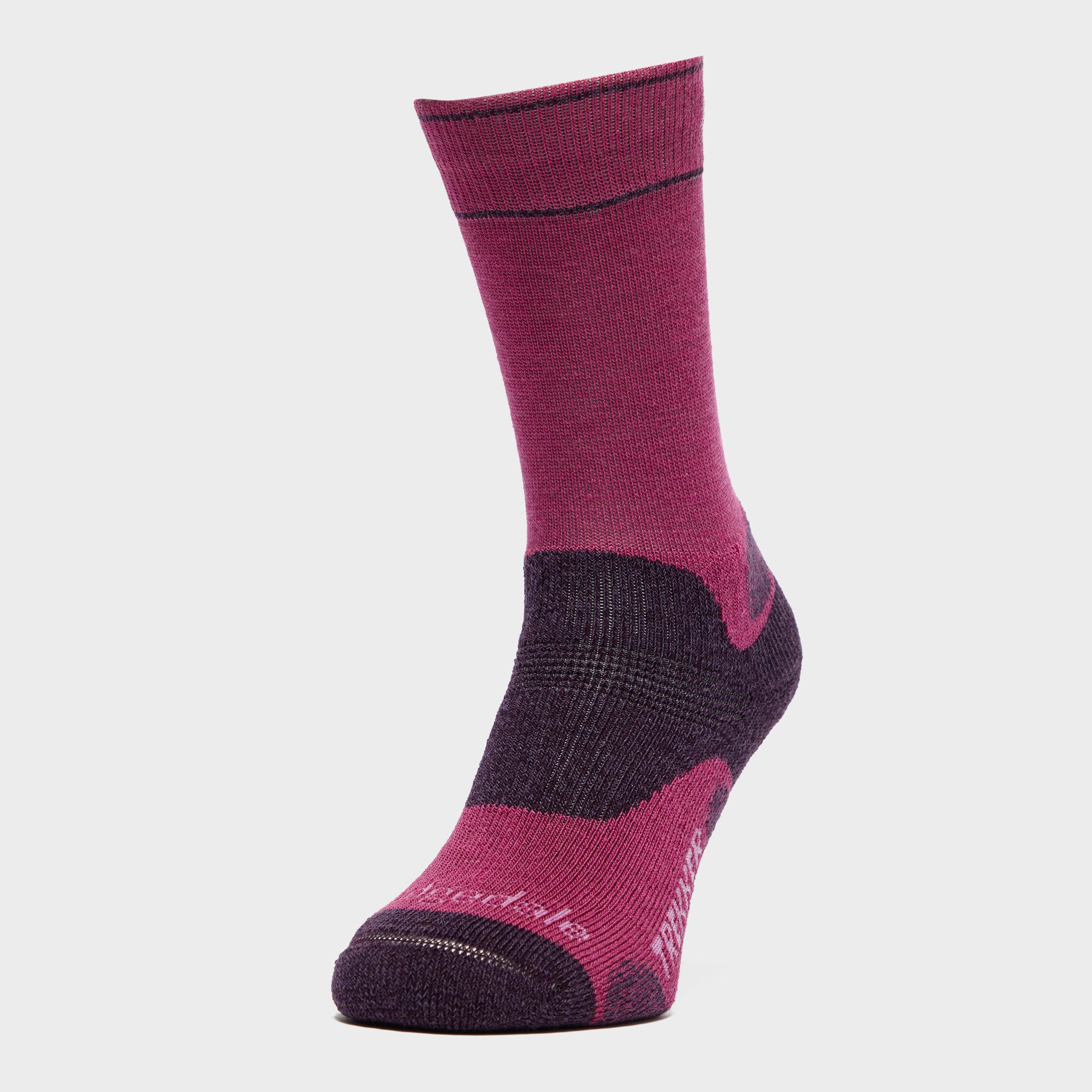 Bridgedale Womens Hike Midweight Endurance Socks - Purple/pur  Purple/pur