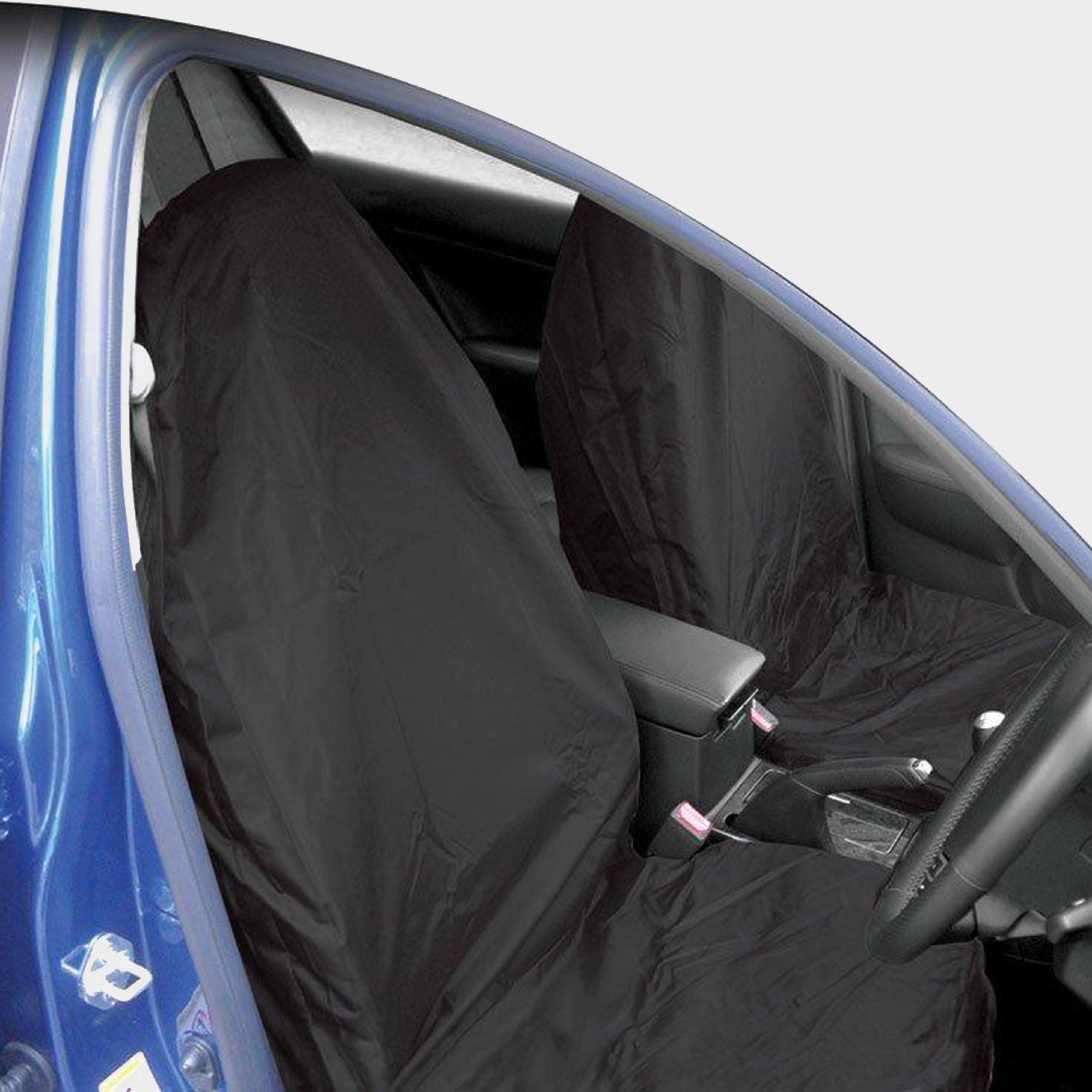 Streetwize Heavy Duty Front Seat Protectors - Black/protector  Black/protector
