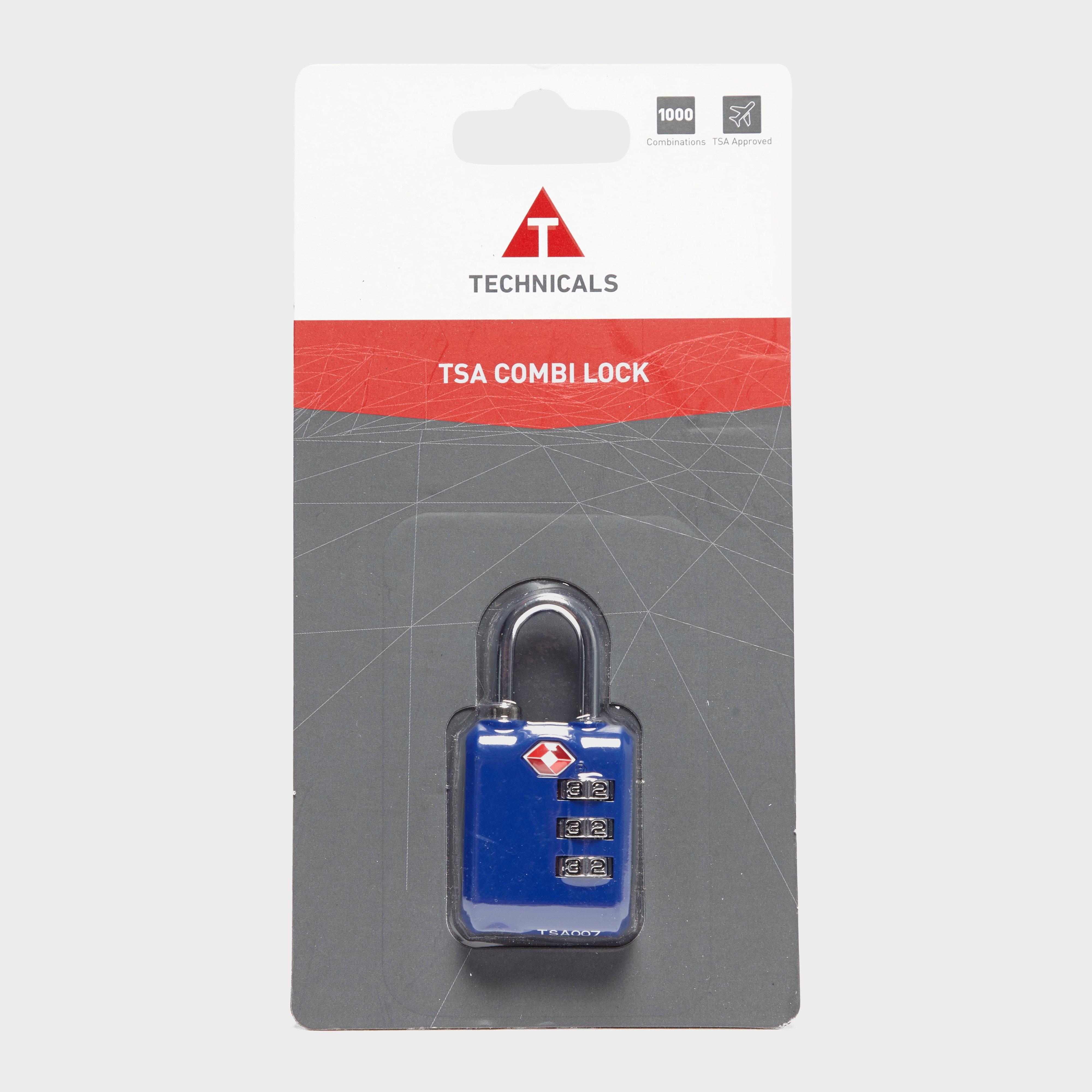 Technicals Tsa Approved 3-digit Combination Lock - Blue/mbl  Blue/mbl