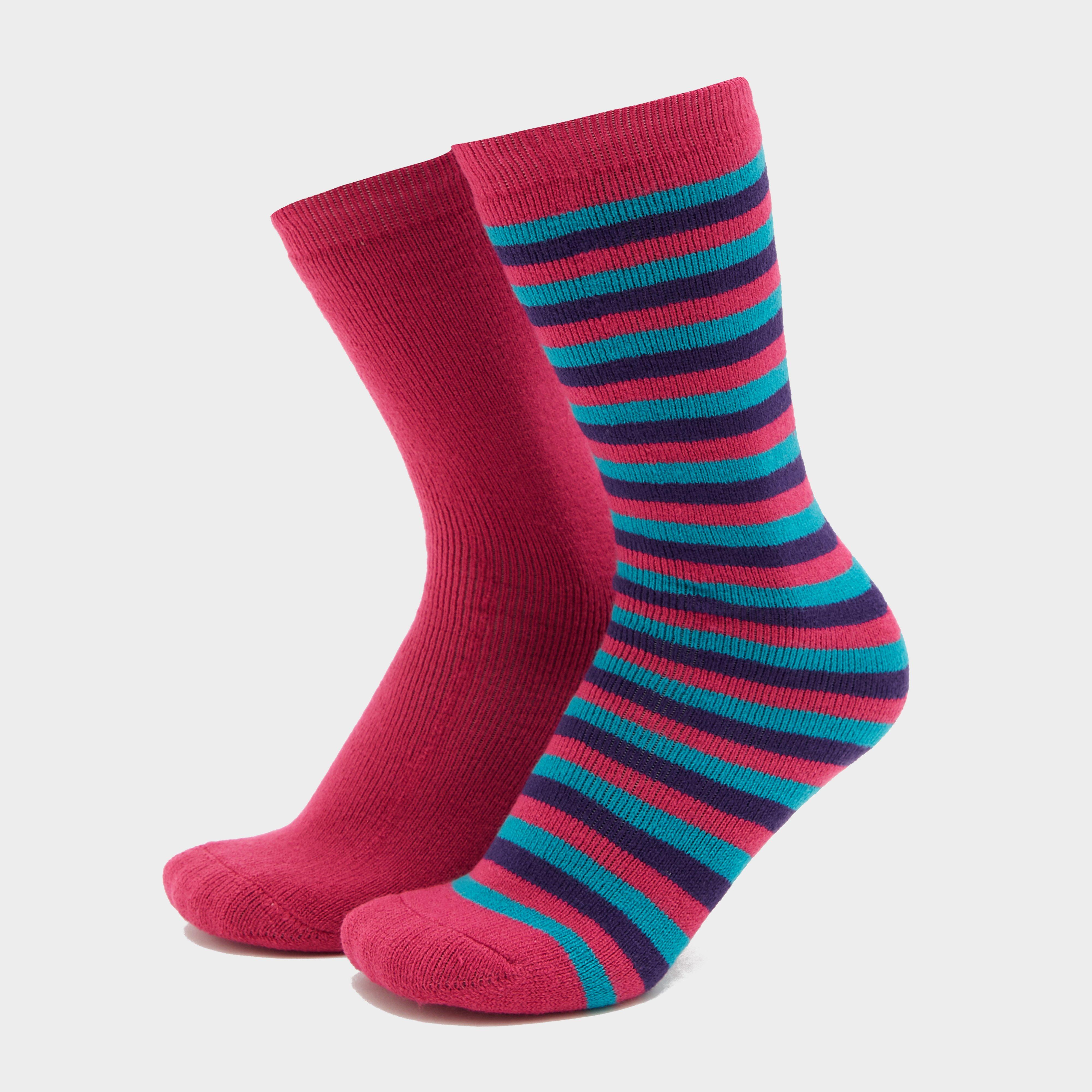 The Edge Kids Thermal Parallel Socks - Red/red  Red/red