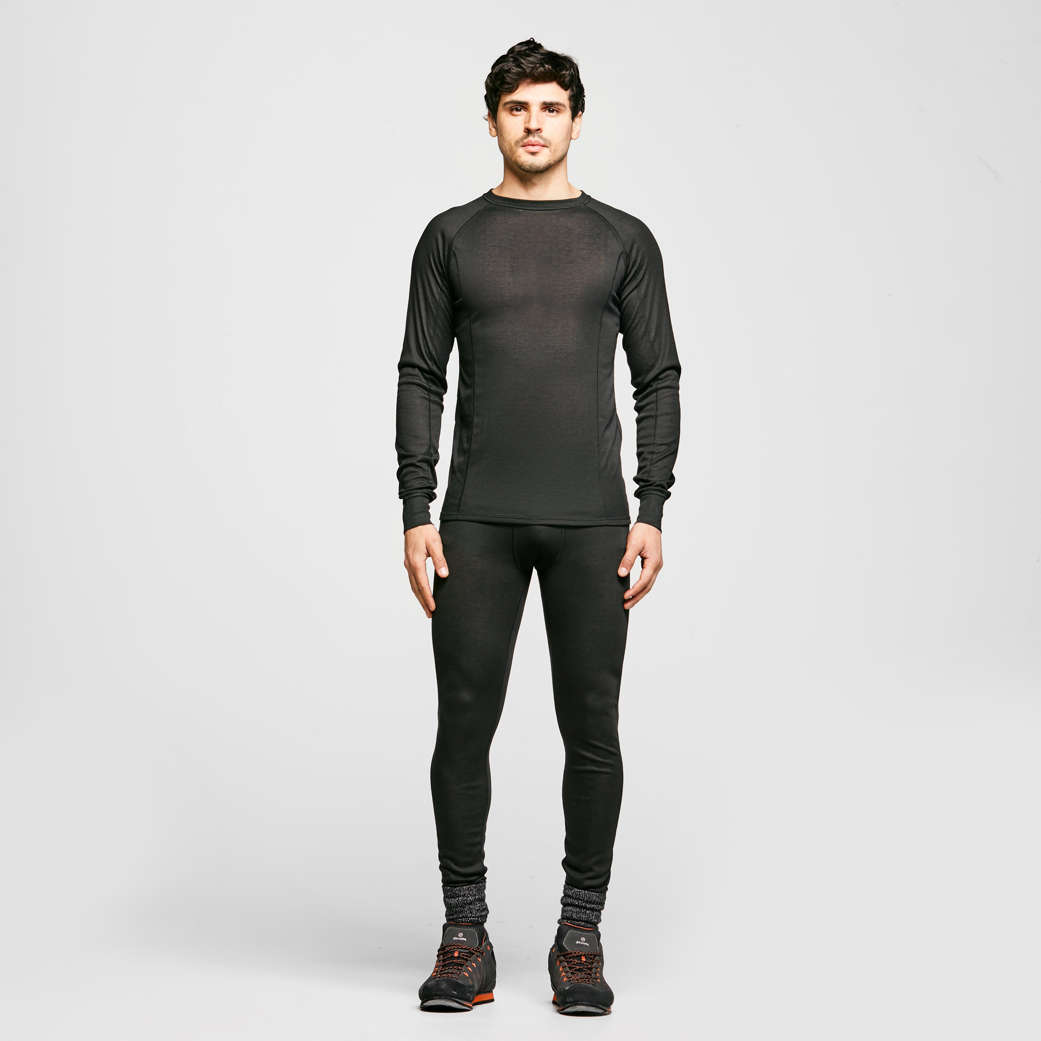 The Edge Mens Thermal Underwear Set - Black/blk  Black/blk