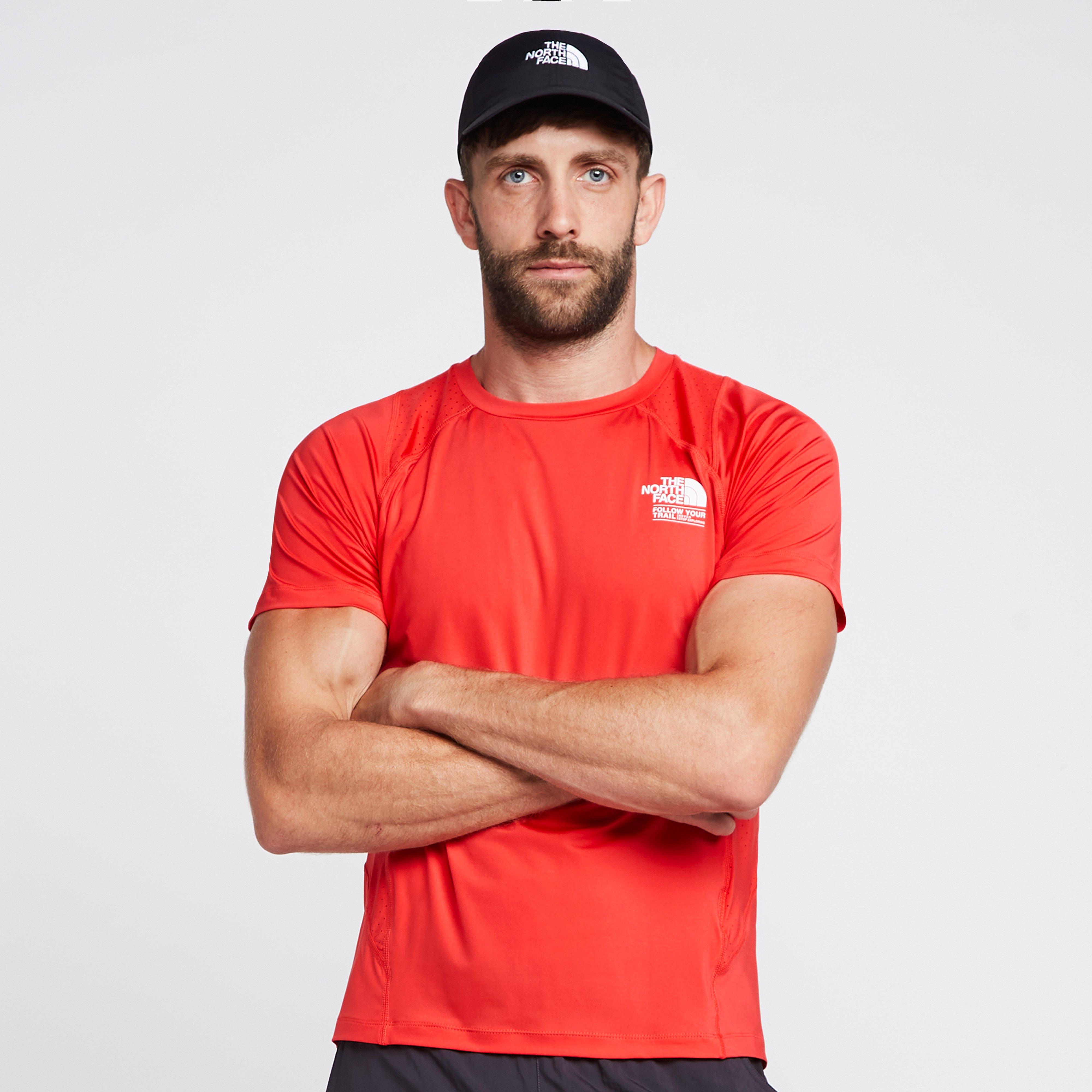 The North Face Mens Glacier T-shirt - Red/red  Red/red