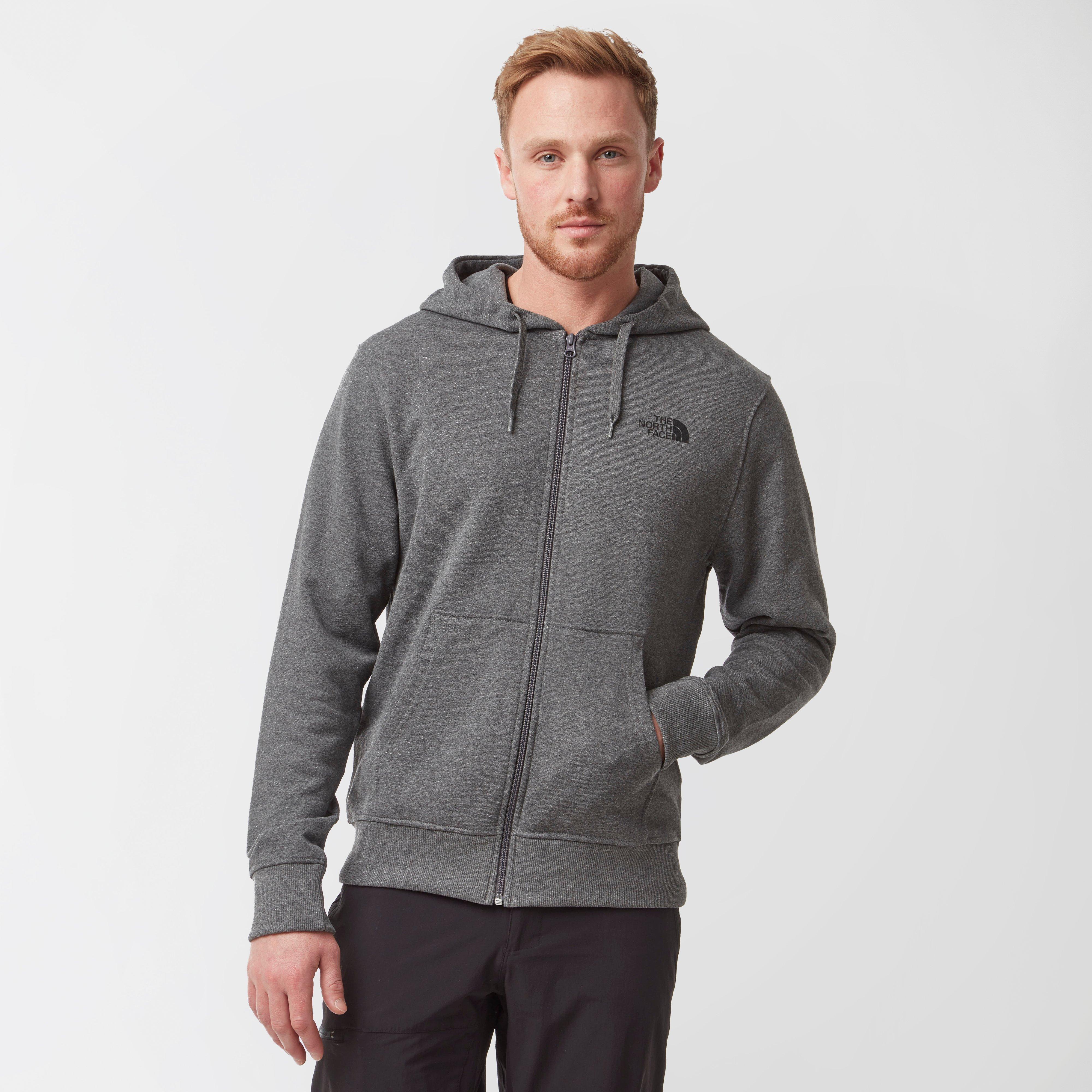 The North Face Mens Open Gate Full Zip Hoodie - Grey  Grey