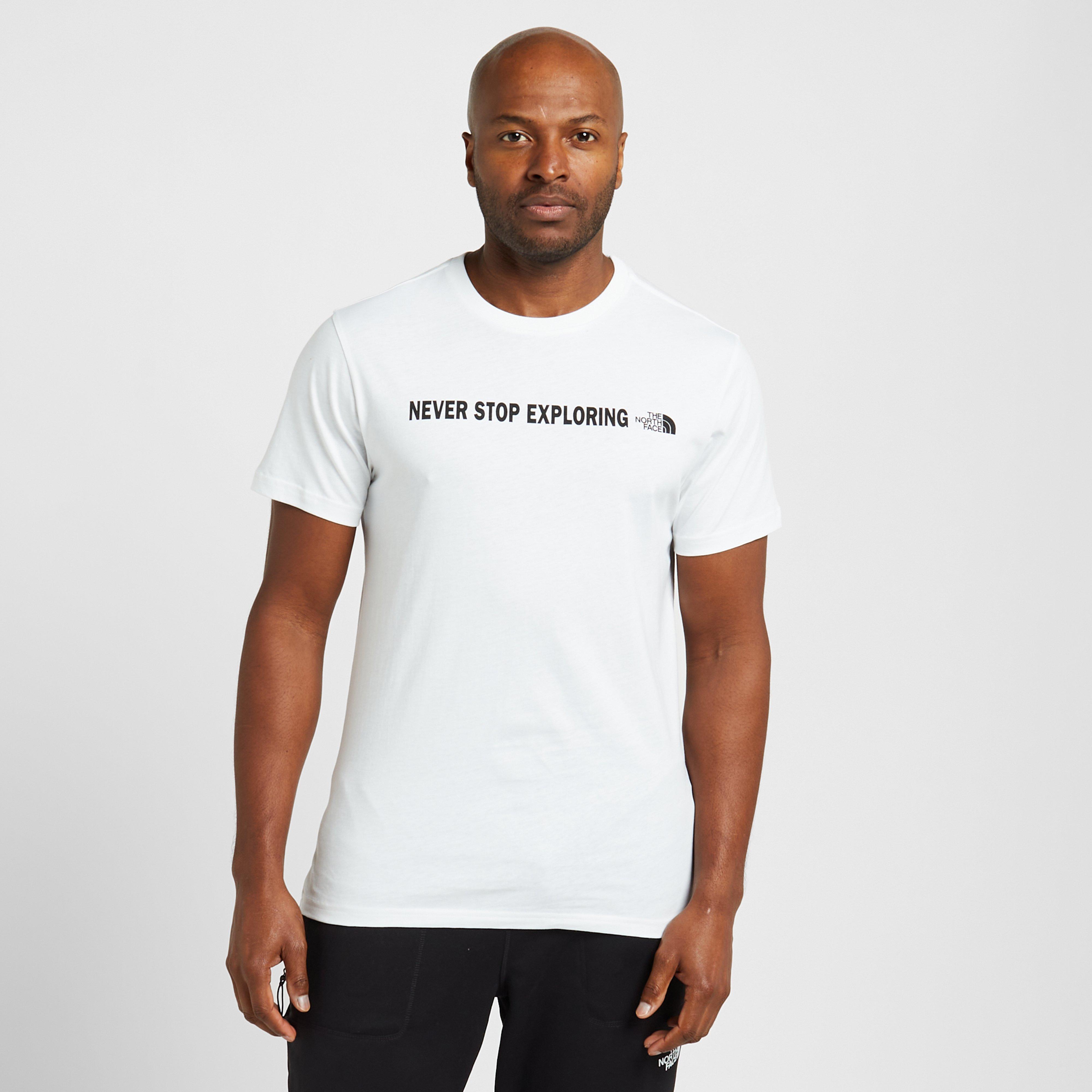 The North Face Mens Open Gate Short Sleeve T-shirt - White/white  White/white