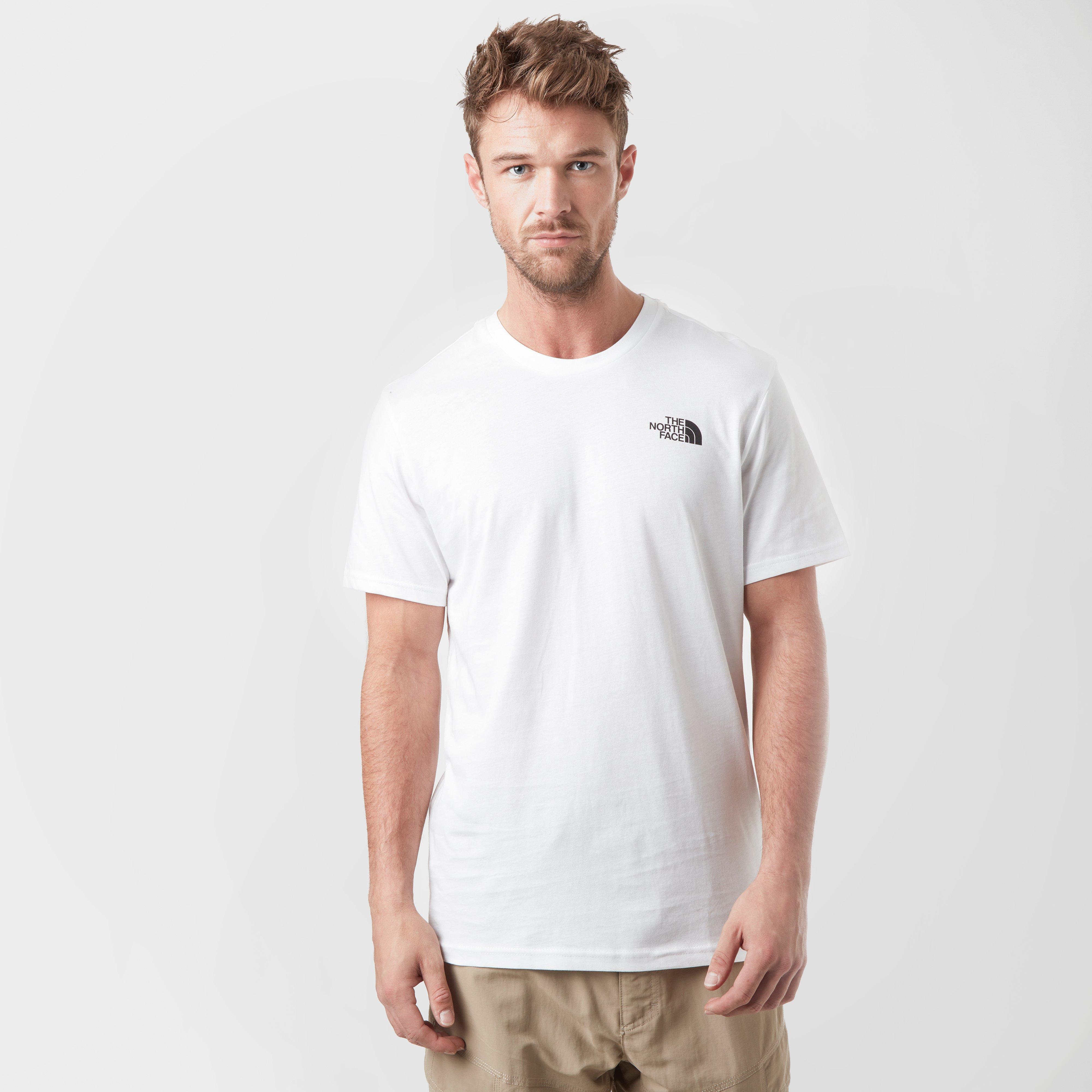 The North Face Mens Simple Dome T-shirt - White/black  White/black
