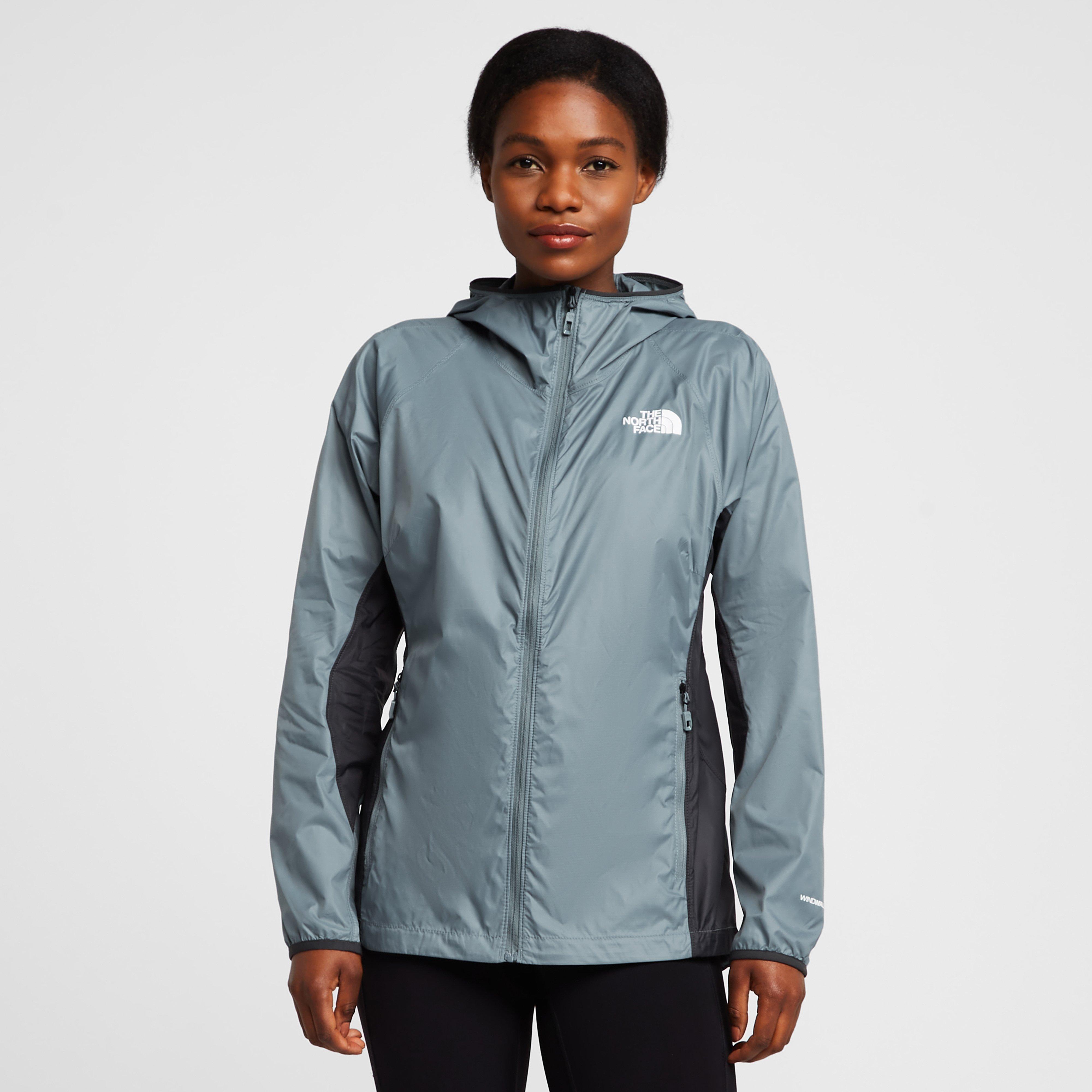 The North Face Womens Athletic Outdoor Full Zip Wind Jacket - Blue/blue  Blue/blue