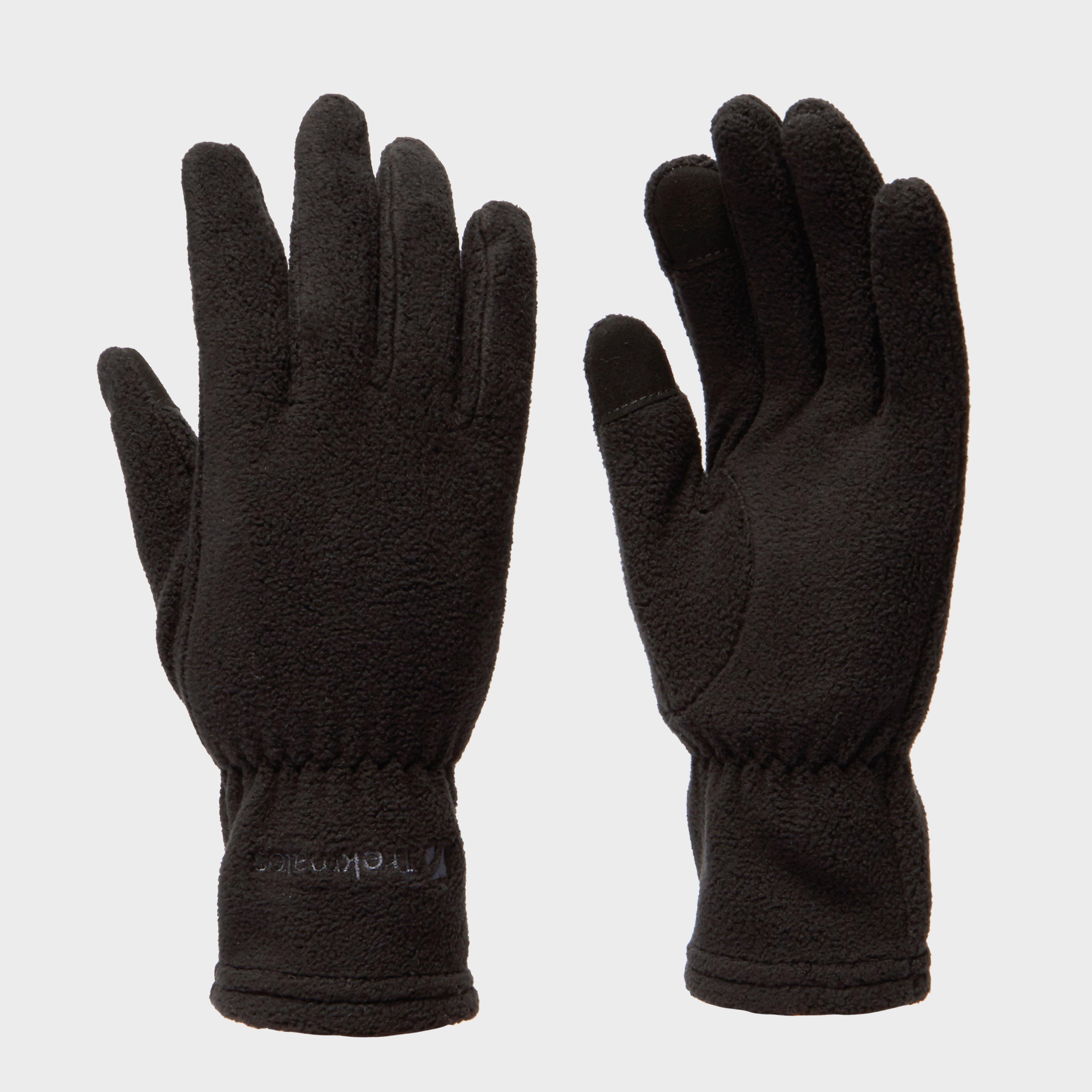 Trekmates Womens Touchscreen Fleece Gloves - Black/blk  Black/blk