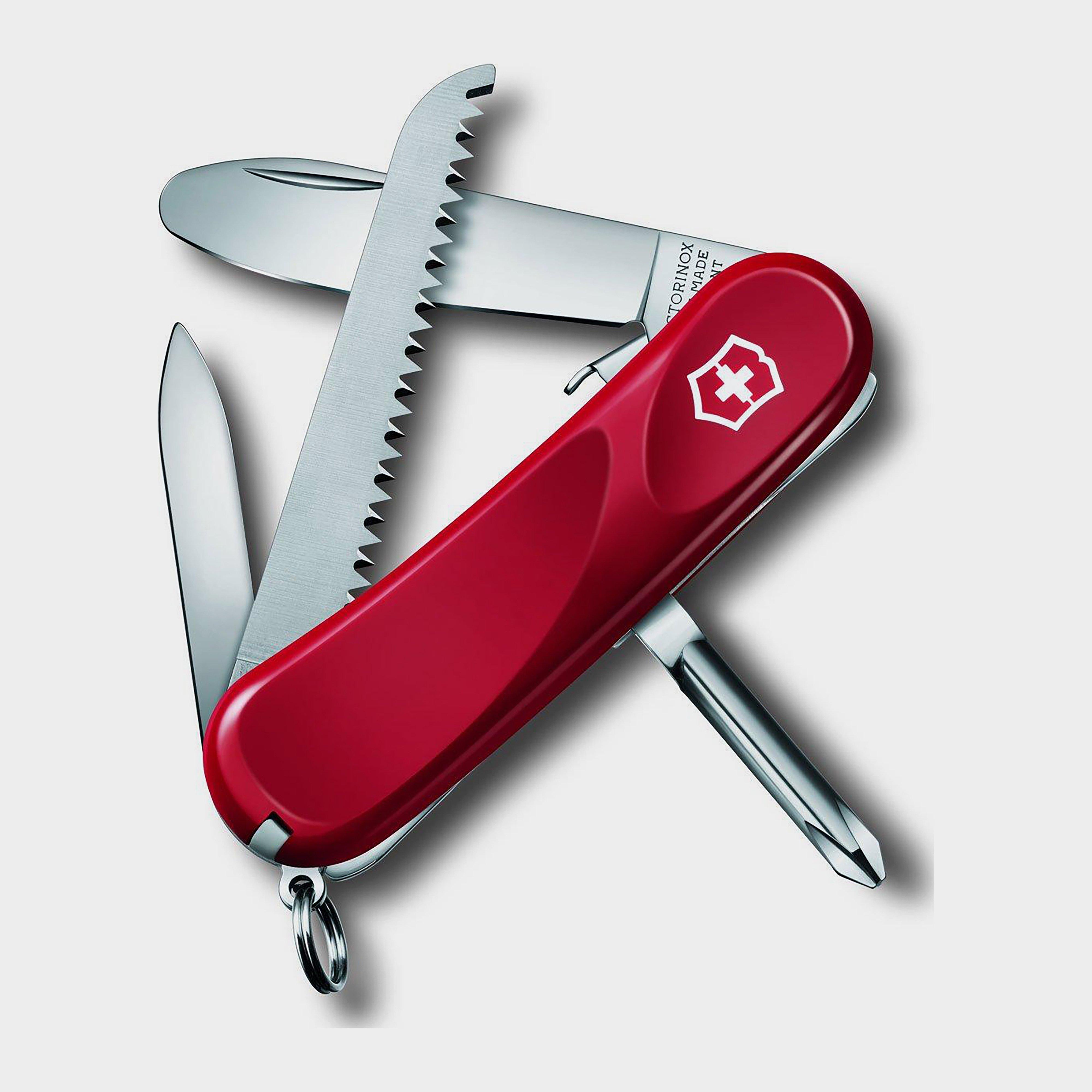 Victorinox Junior 09 Swiss Army Knife - Red/scout  Red/scout