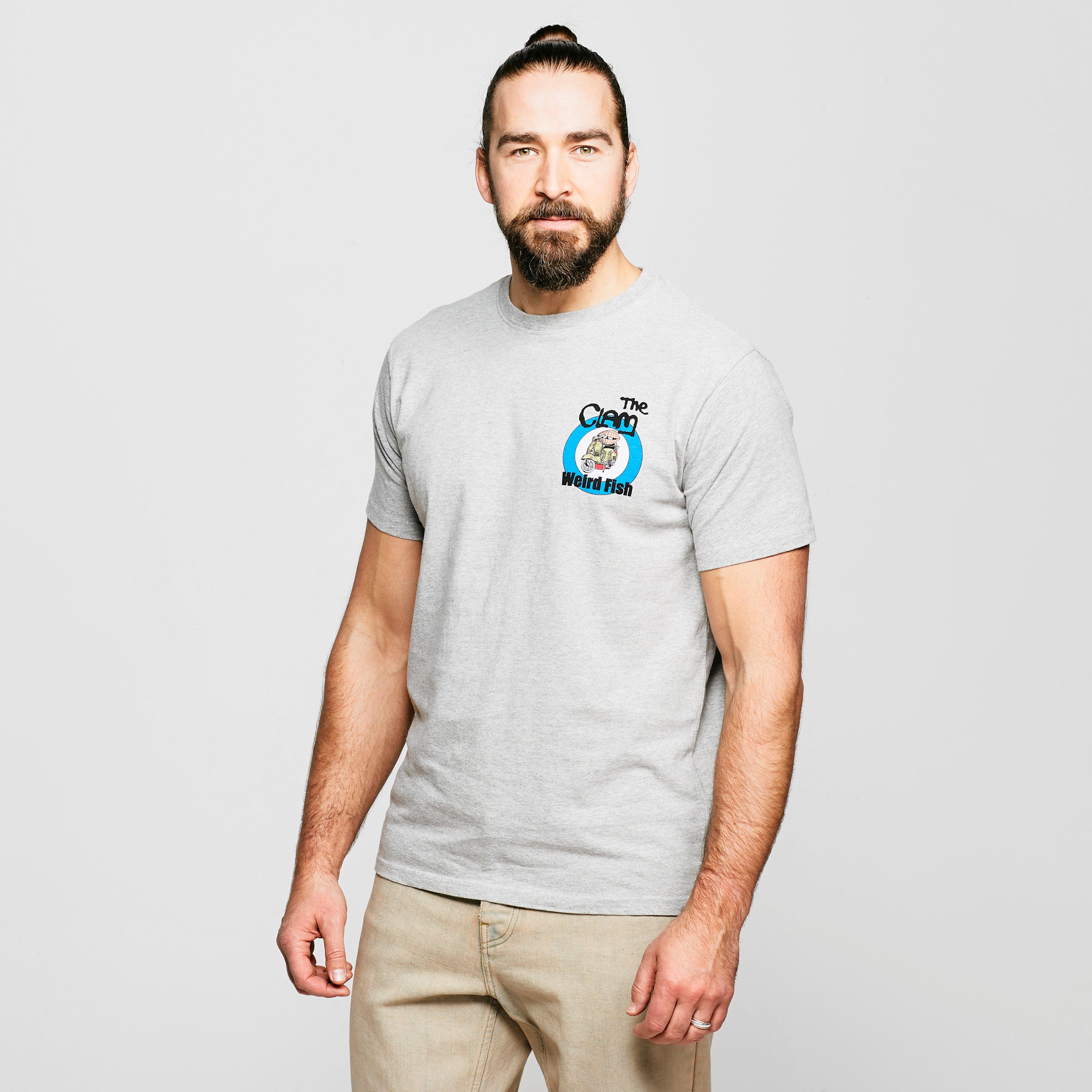 Weird Fish Mens The Clam Artist T-shirt - Grey/gry  Grey/gry