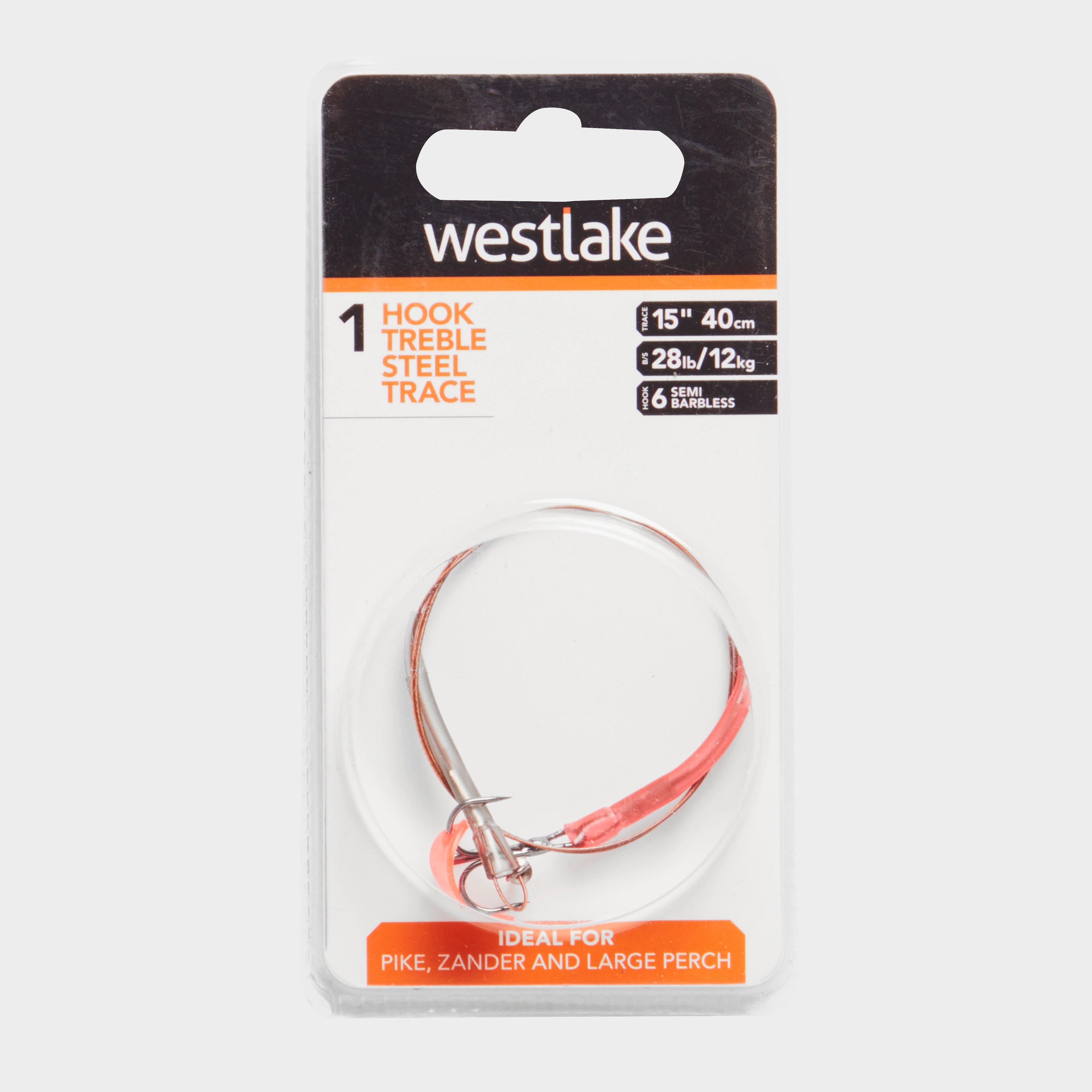 Westlake 1 Hook Treble Snap Tackle (size 6) - Clear/ri  Clear/ri