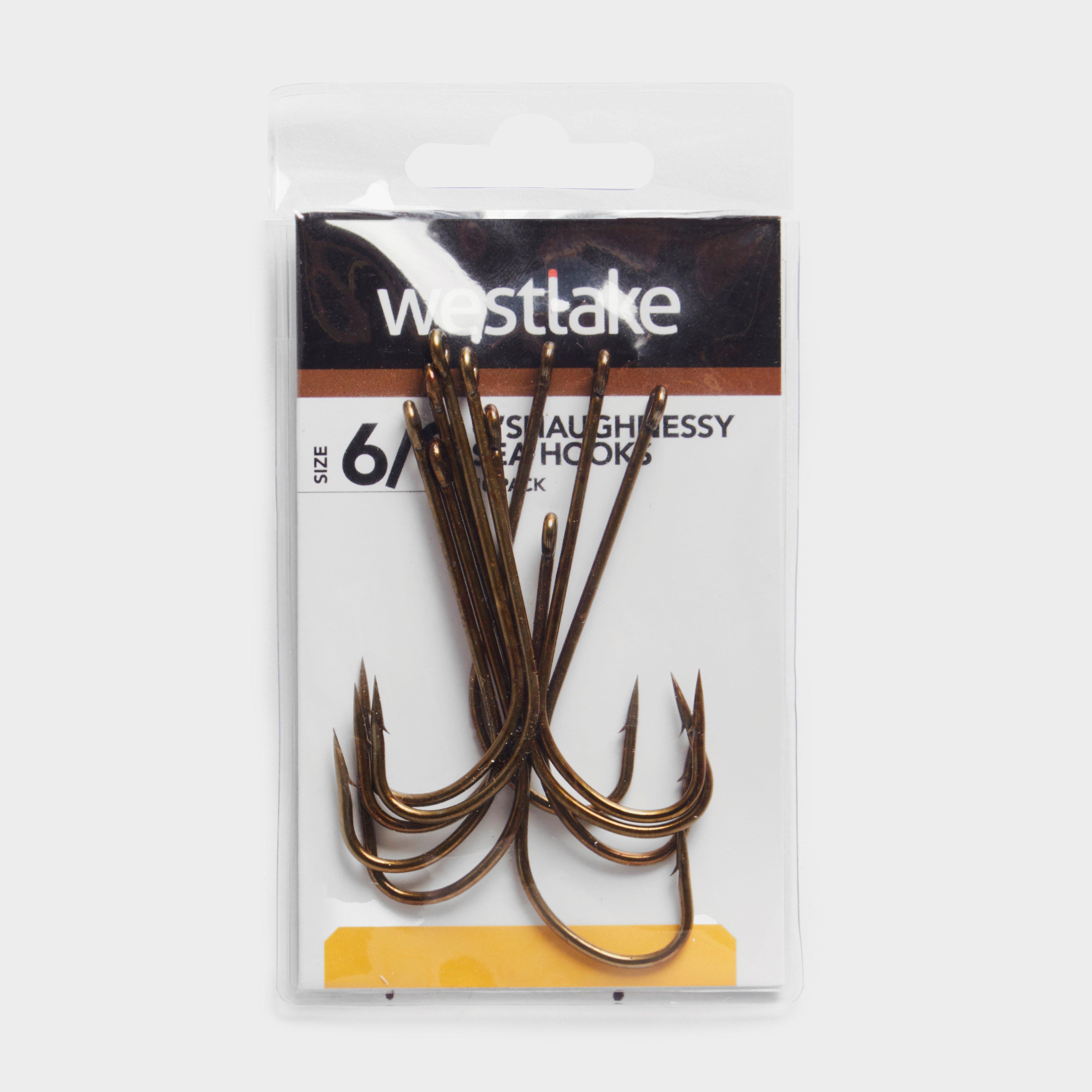 Westlake 10 Pack Oshaughnessy Fishing Hooks - Brown/0  Brown/0