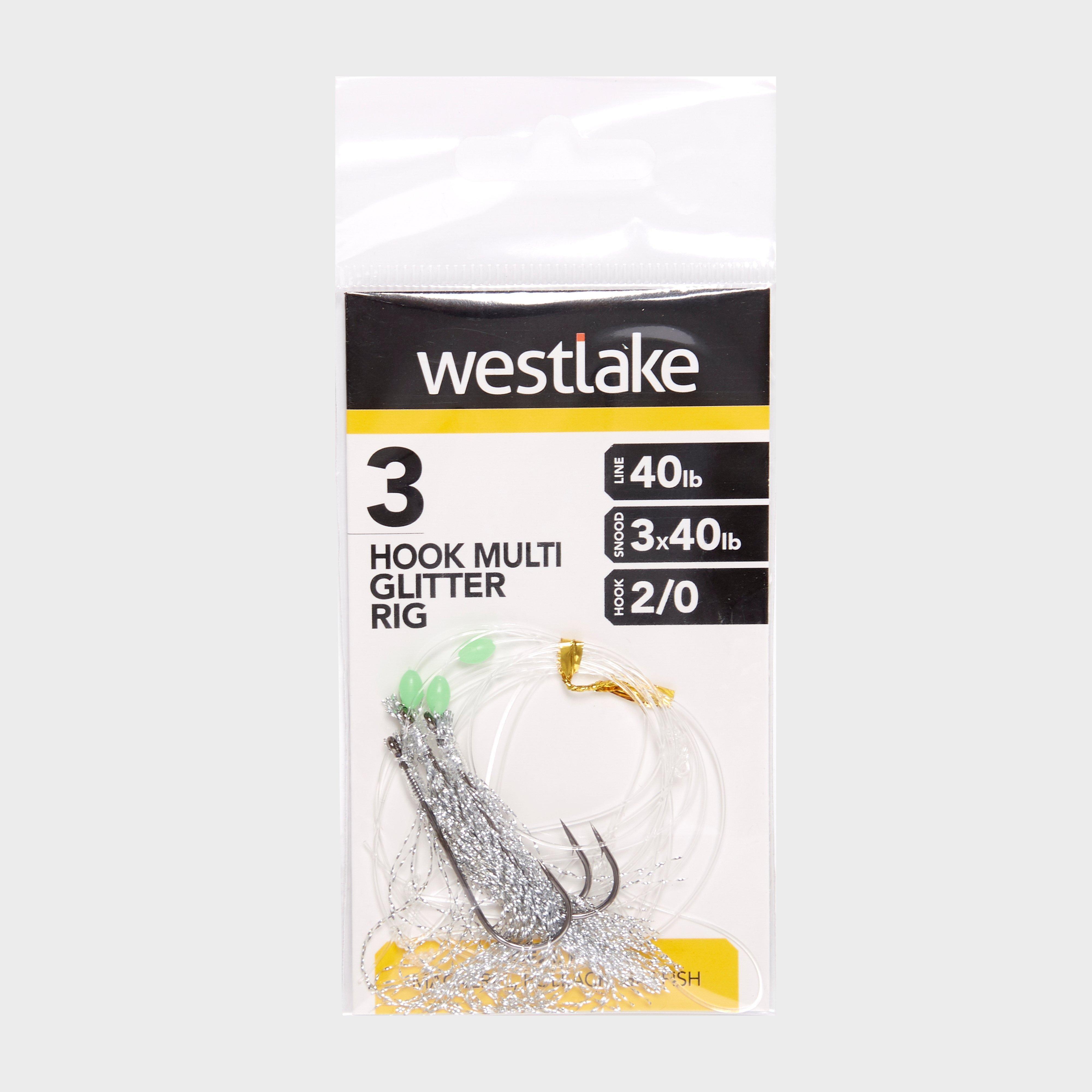 Westlake 3 Hook Multi Glitter Rig (size 2/0) - Multi/0  Multi/0