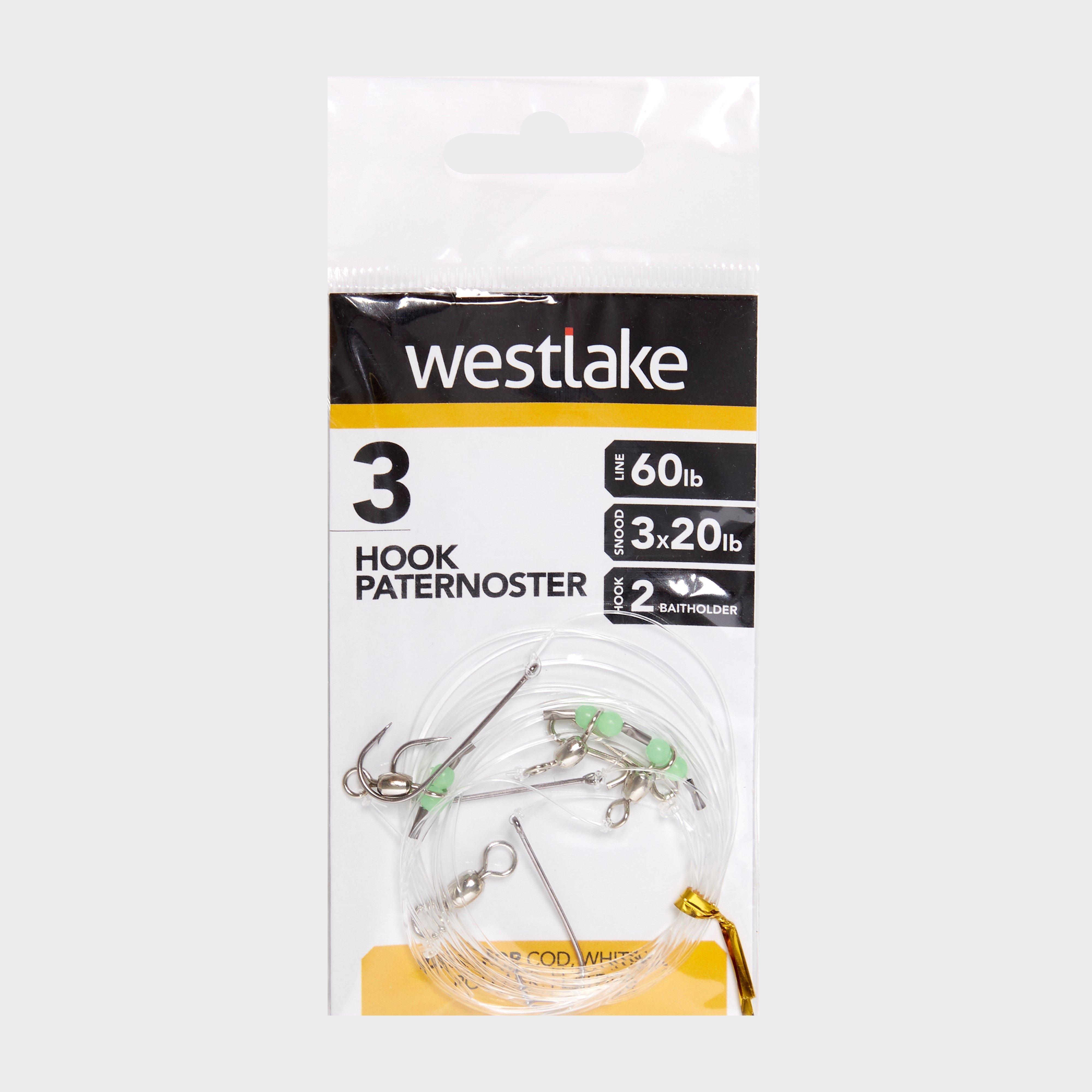 Westlake 3 Hook Paternoster Rig (size 2) - Clear/do  Clear/do