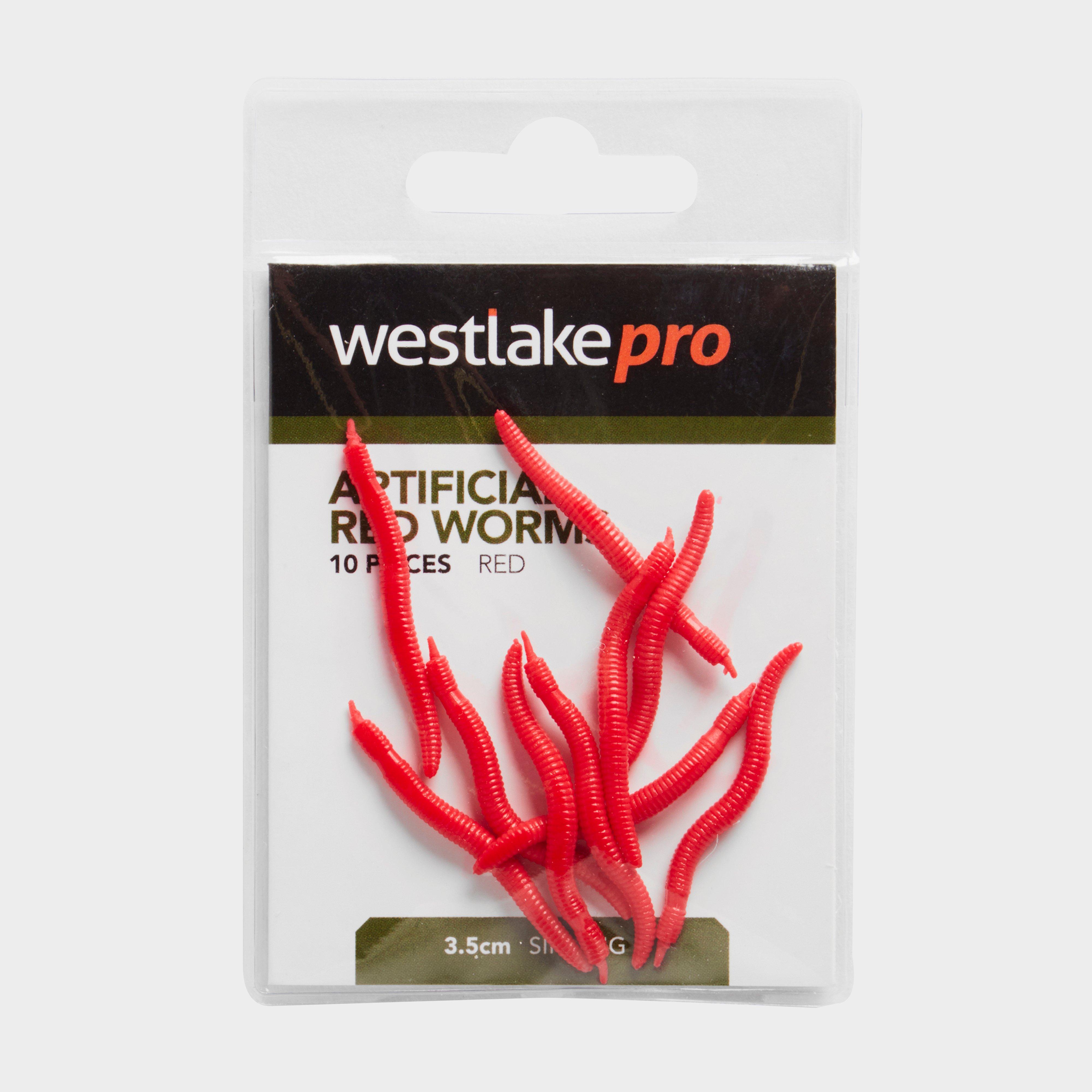 Westlake Artificial Red Worms 3.5cm - Red/10pc  Red/10pc