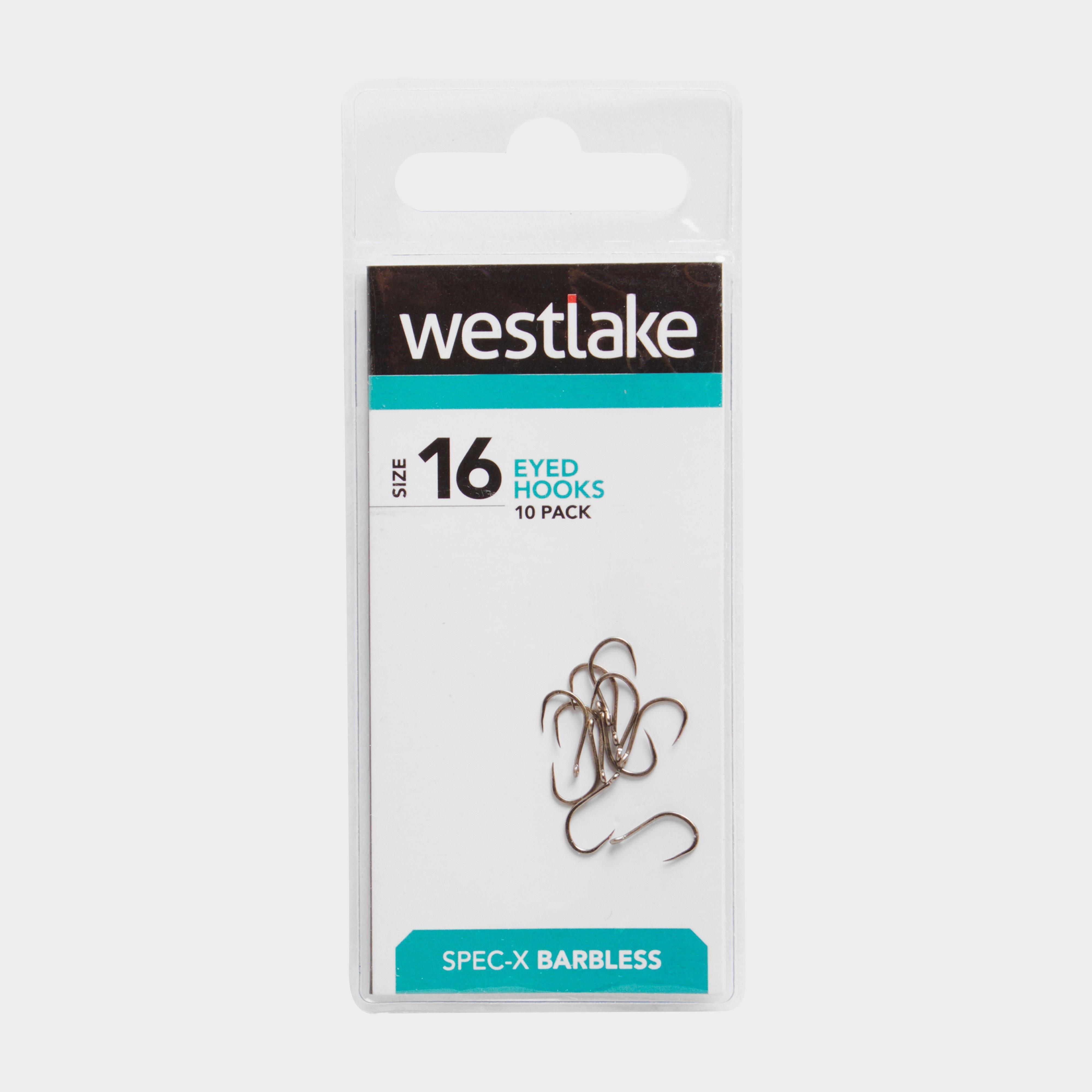 Westlake Barbless Hooks Size 16 - Silver/16  Silver/16