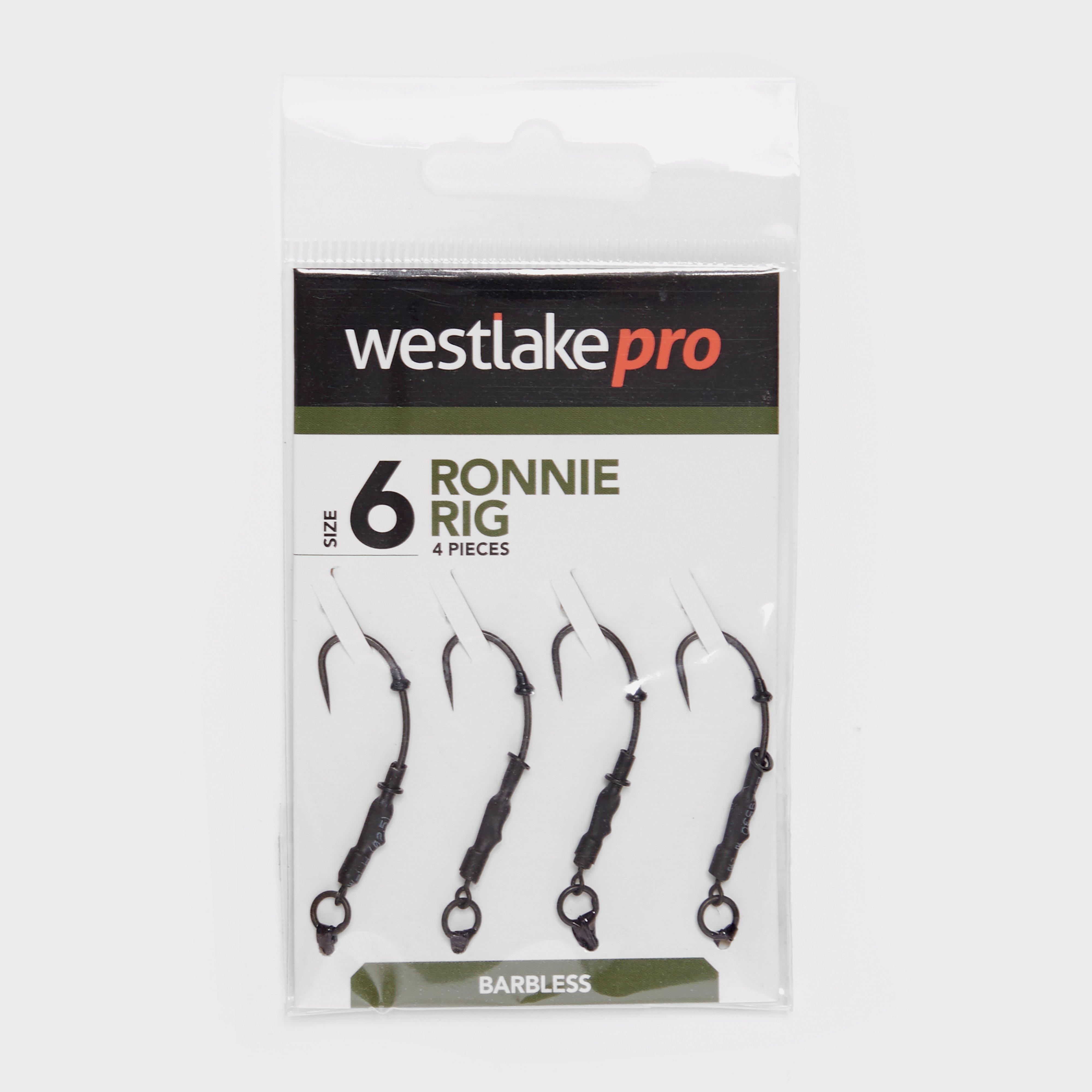 Westlake Barbless Ronnie Rig (size 6) - Black/4  Black/4