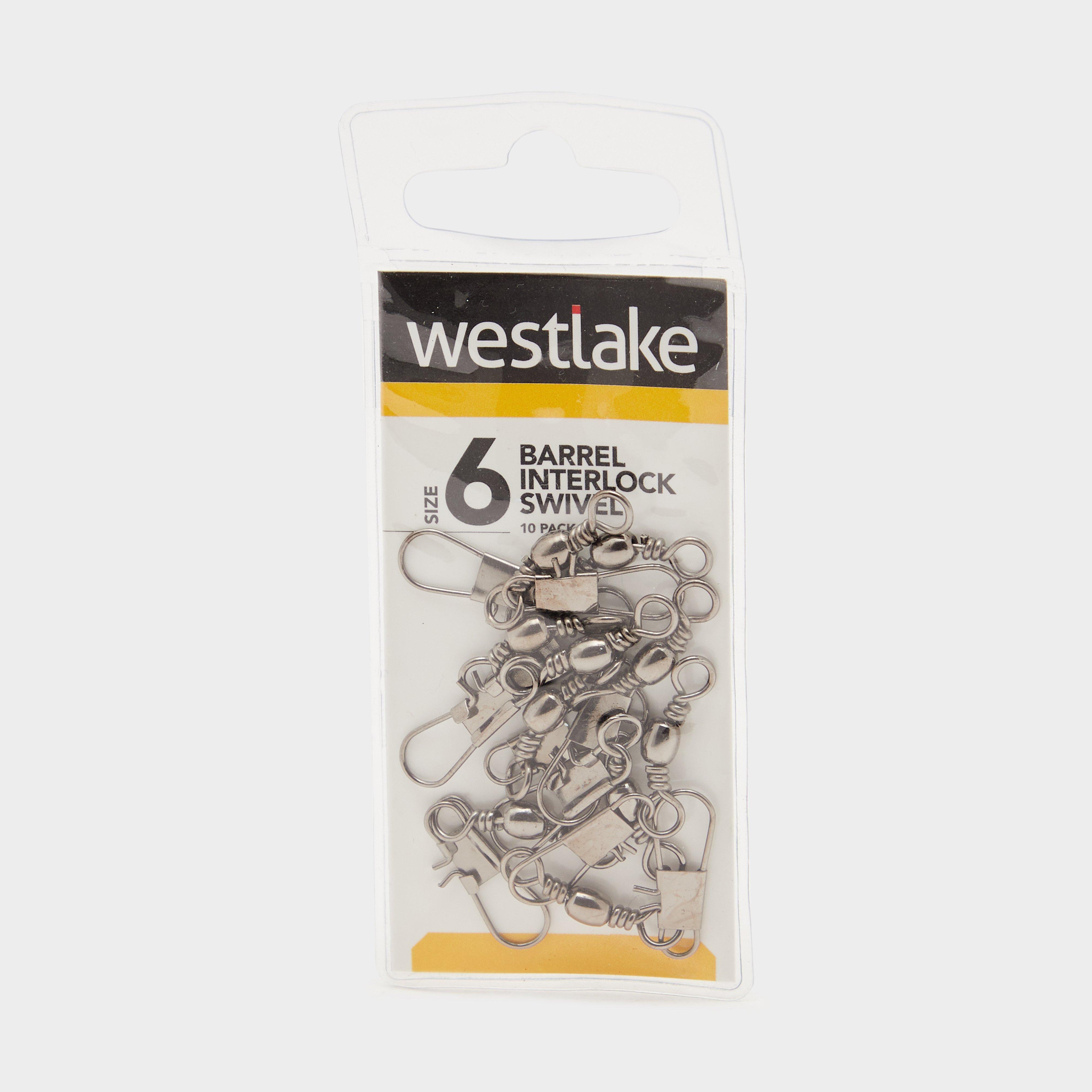 Westlake Barrel Interlock Swivel Size 6 10 Pack - Silver/6  Silver/6