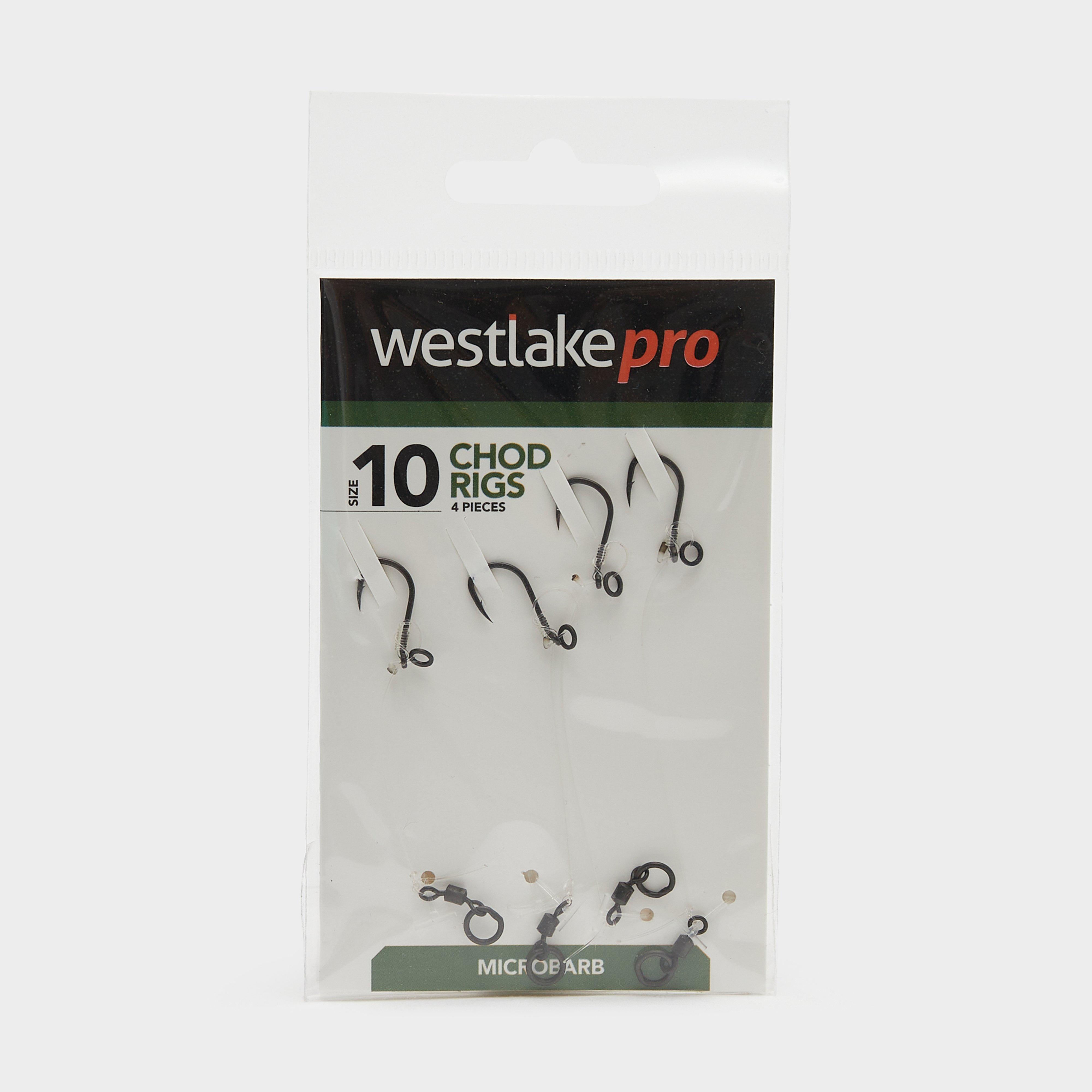 Westlake Chod Rig Micro-barbed Size 10 4pcs - Silver/10  Silver/10