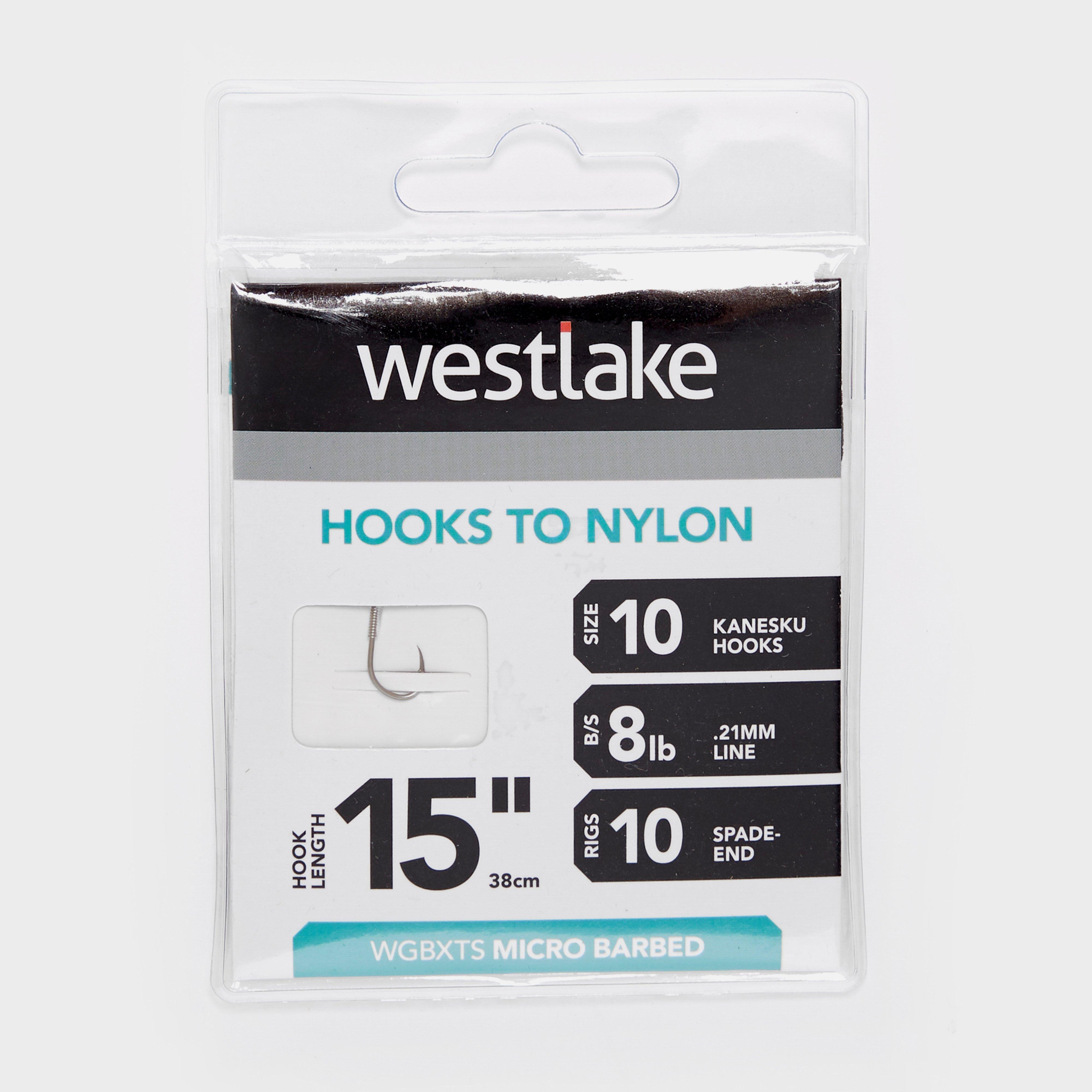 Westlake Extra Strong Barbed Hooks 15 Size 10 - Silver/15in  Silver/15in