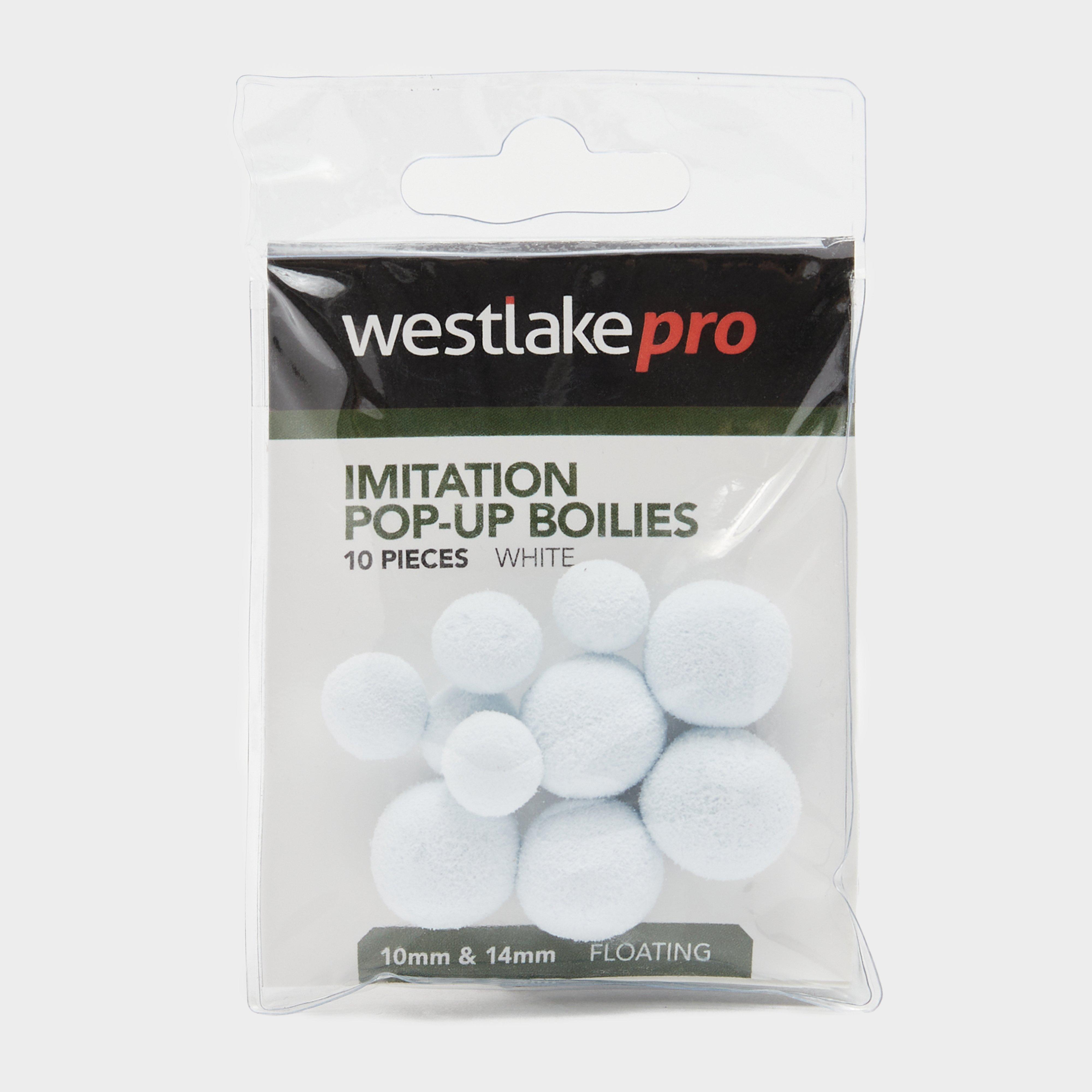Westlake Imitation Popup Boilie 10-14mm White (10pcs) - Whit/whit  Whit/whit
