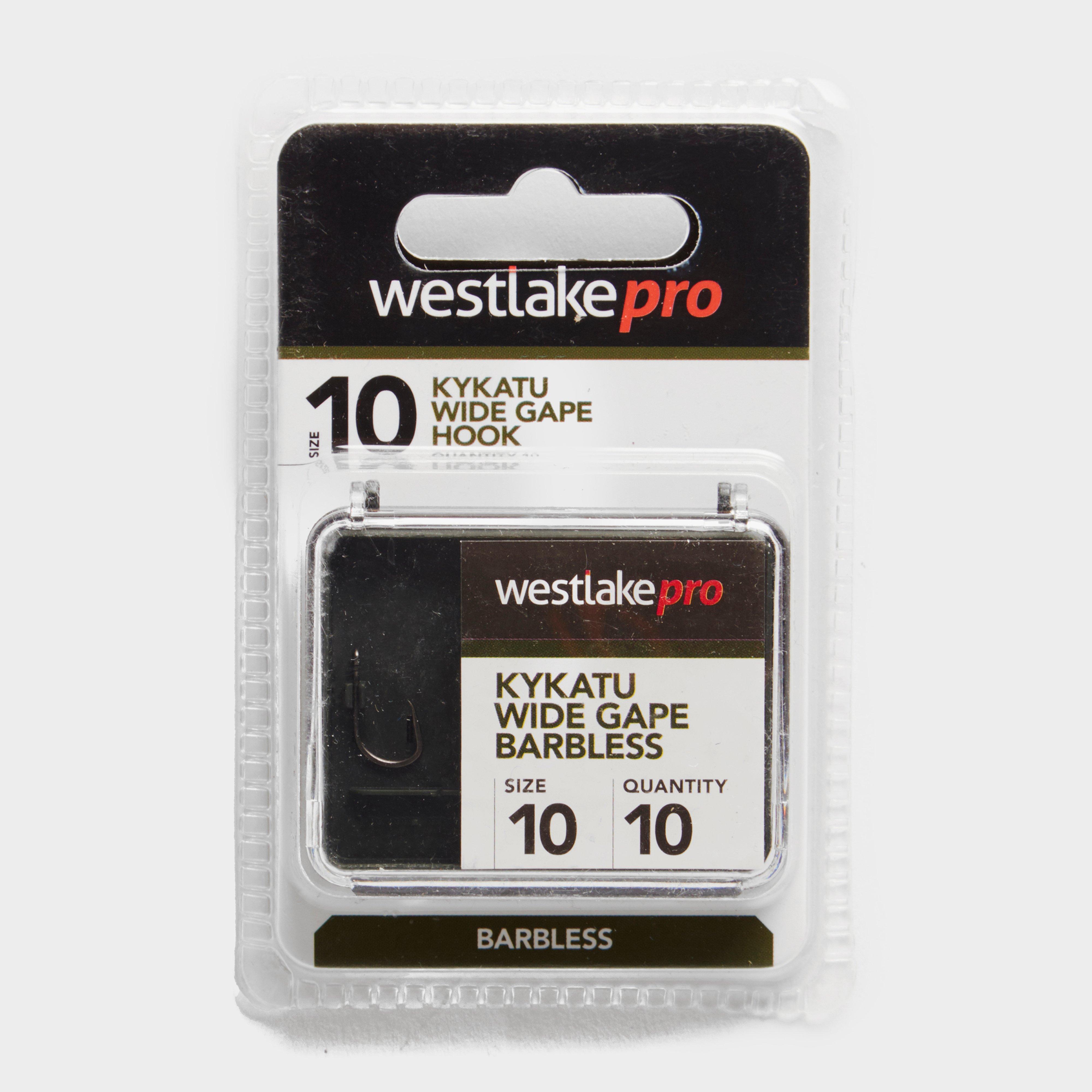 Westlake Kykatu Wide Gape Barbless Size 10 - Black/barbless  Black/barbless