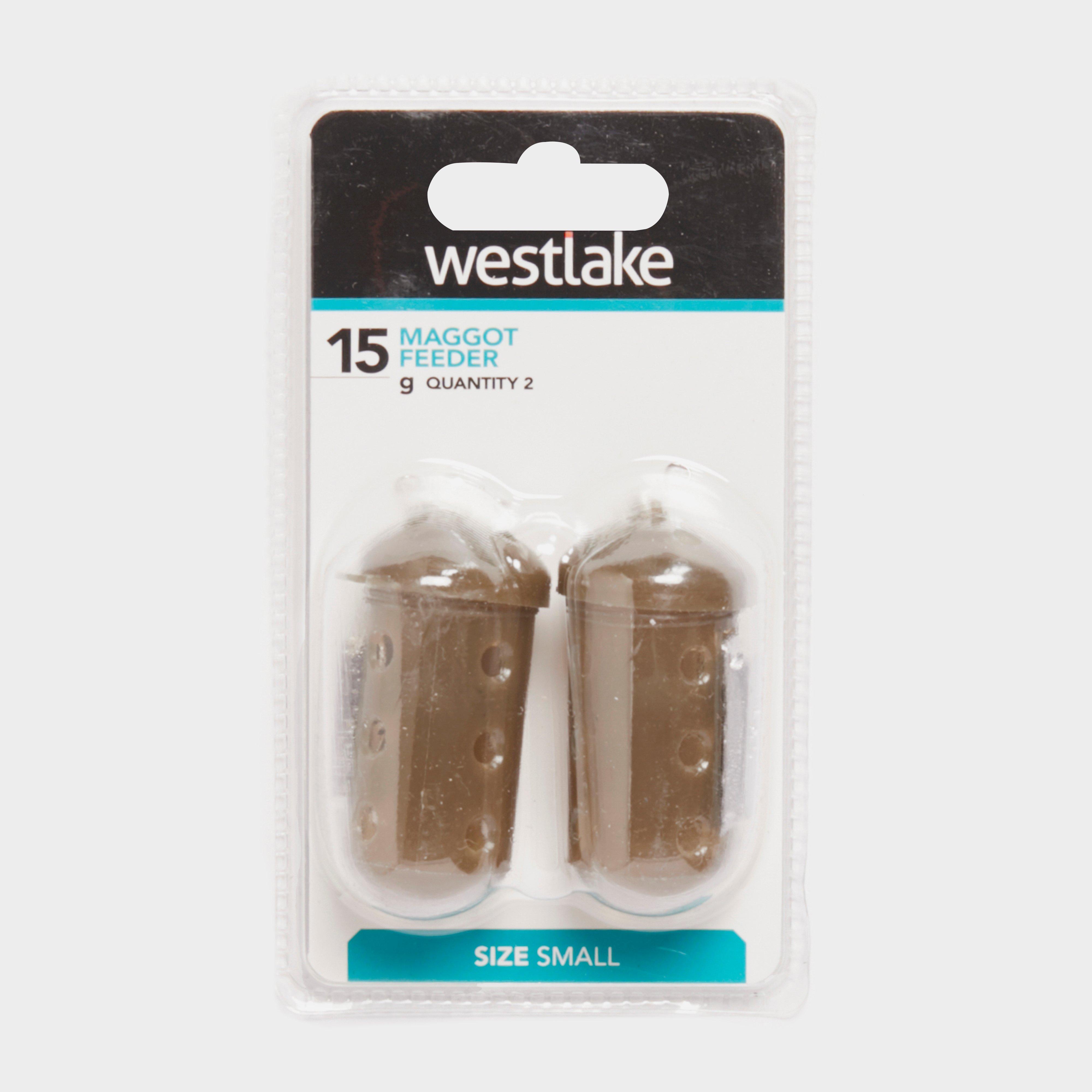 Westlake Maggot Feeder Small 15g (2 Pack) - Yellow/2pk  Yellow/2pk