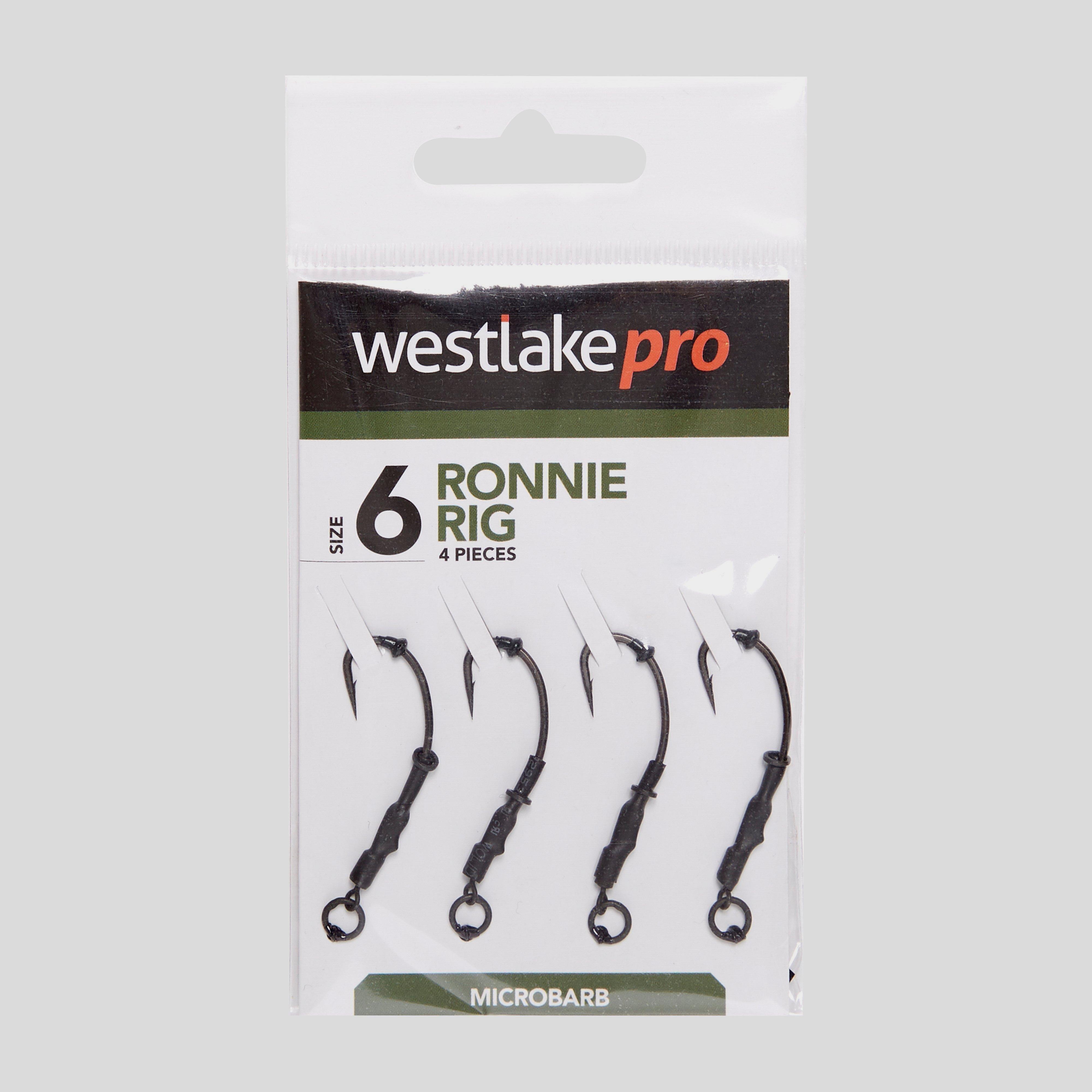 Westlake Microbarbed Ronnie Rig (size 6) - Black/4  Black/4