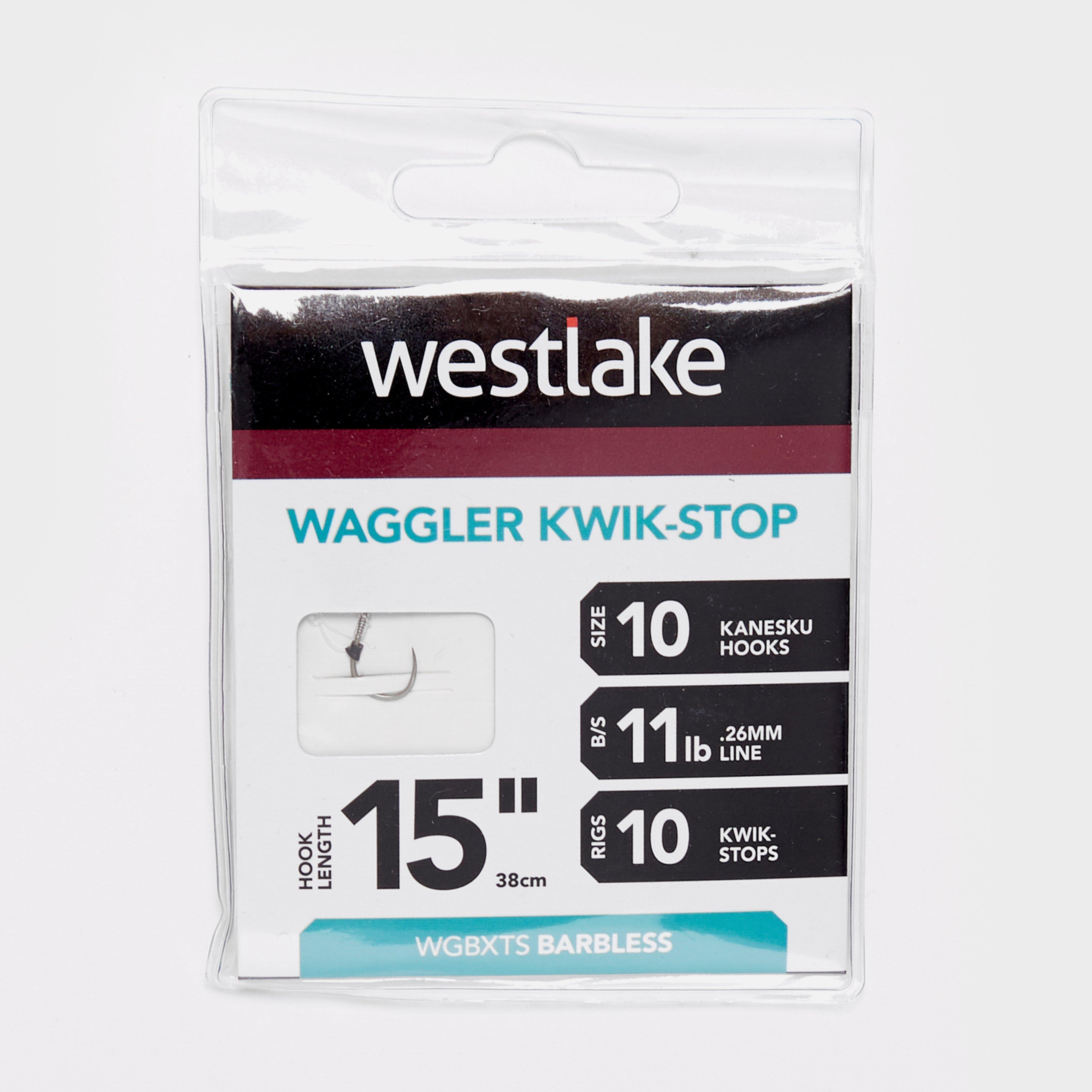 Westlake Waggler Hook With Kwik-stop (size 10) - Silver/1  Silver/1