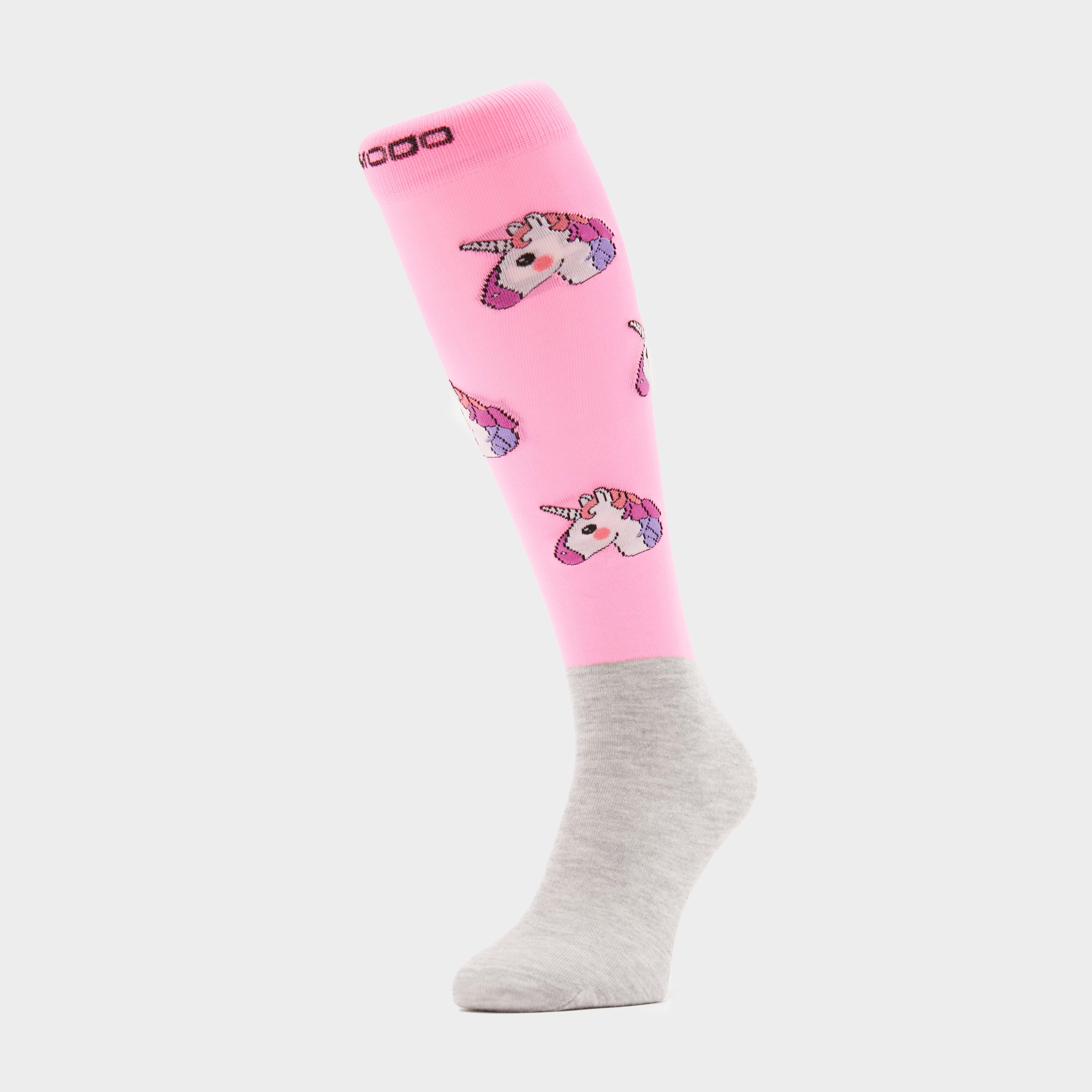 Comodo Adults Microfibre Socks Pink Unicorn - Pink/pink  Pink/pink