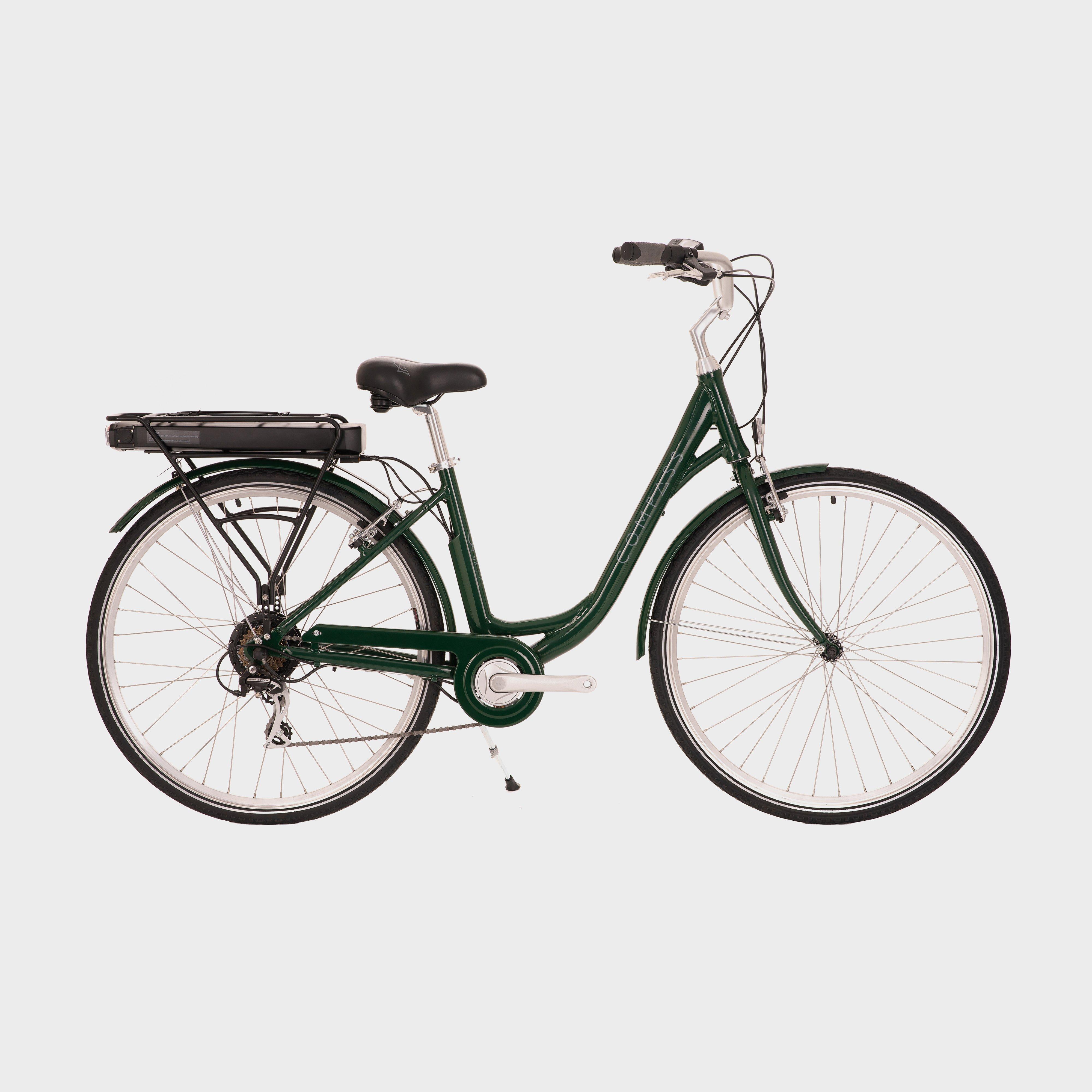 Compass Classic Electric Town Bike - Green/grn  Green/grn