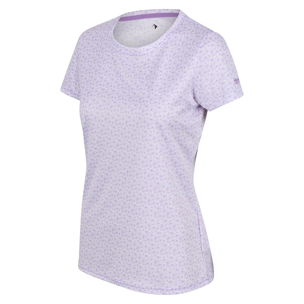 Regatta Womens Fingal Edition T-shirt-pastel Lilac Daisy-10